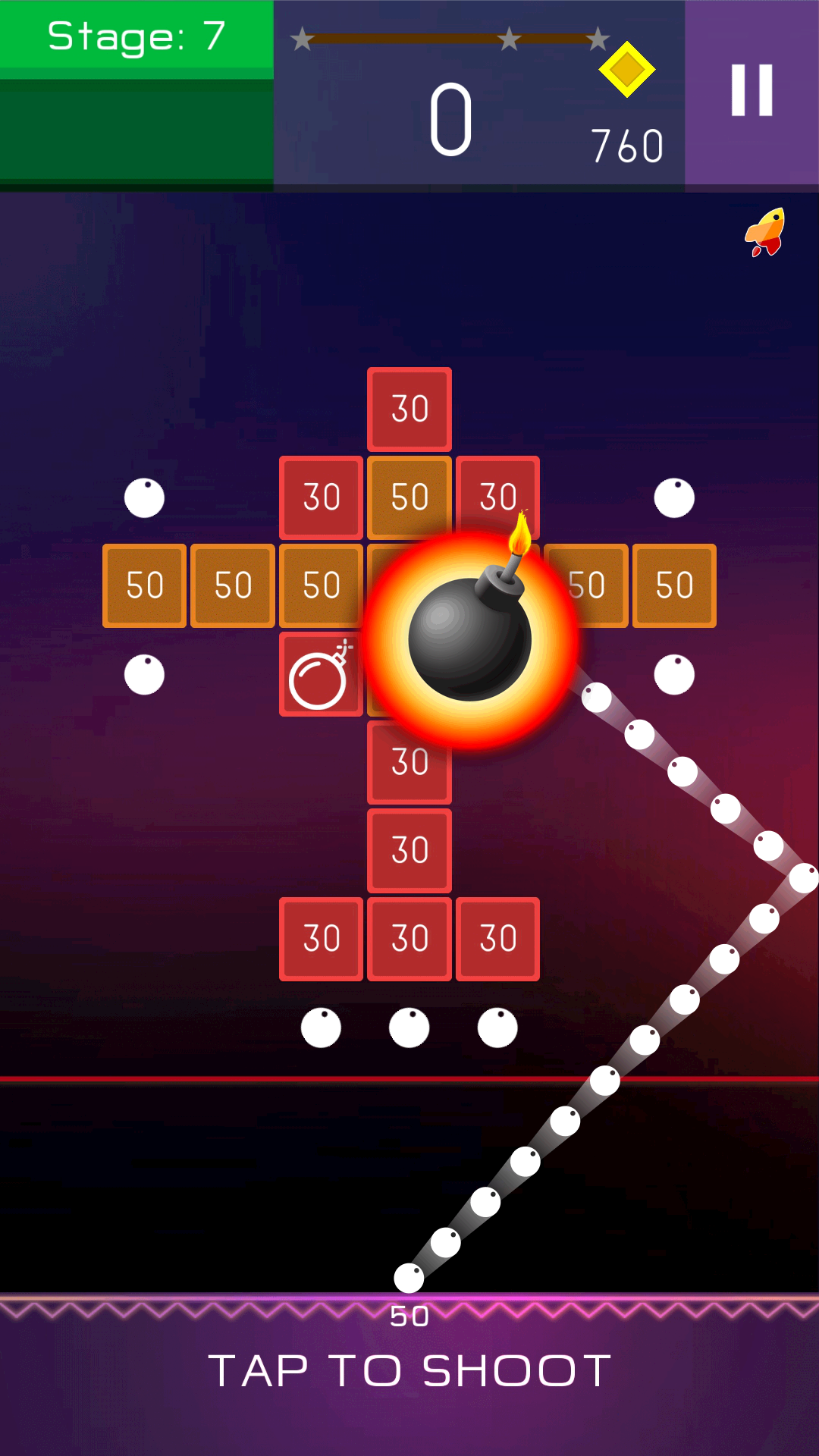 اسکرین شات 3 بازی Bricks Breaker Plus