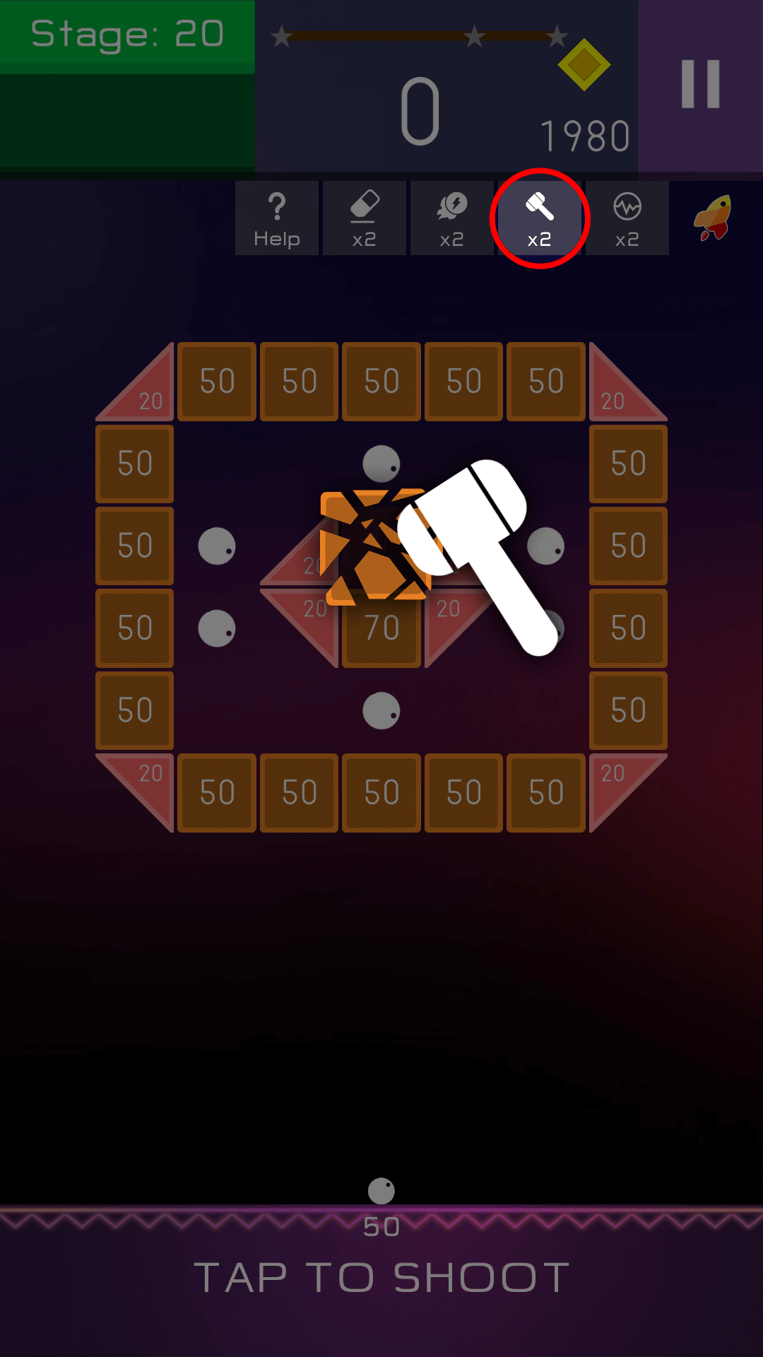 اسکرین شات 4 بازی Bricks Breaker Plus