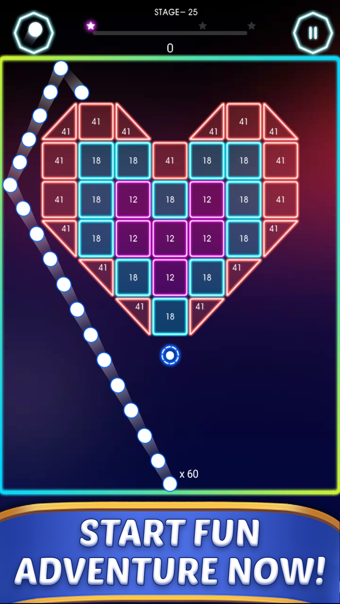 اسکرین شات 2 بازی Bricks Breaker Fun