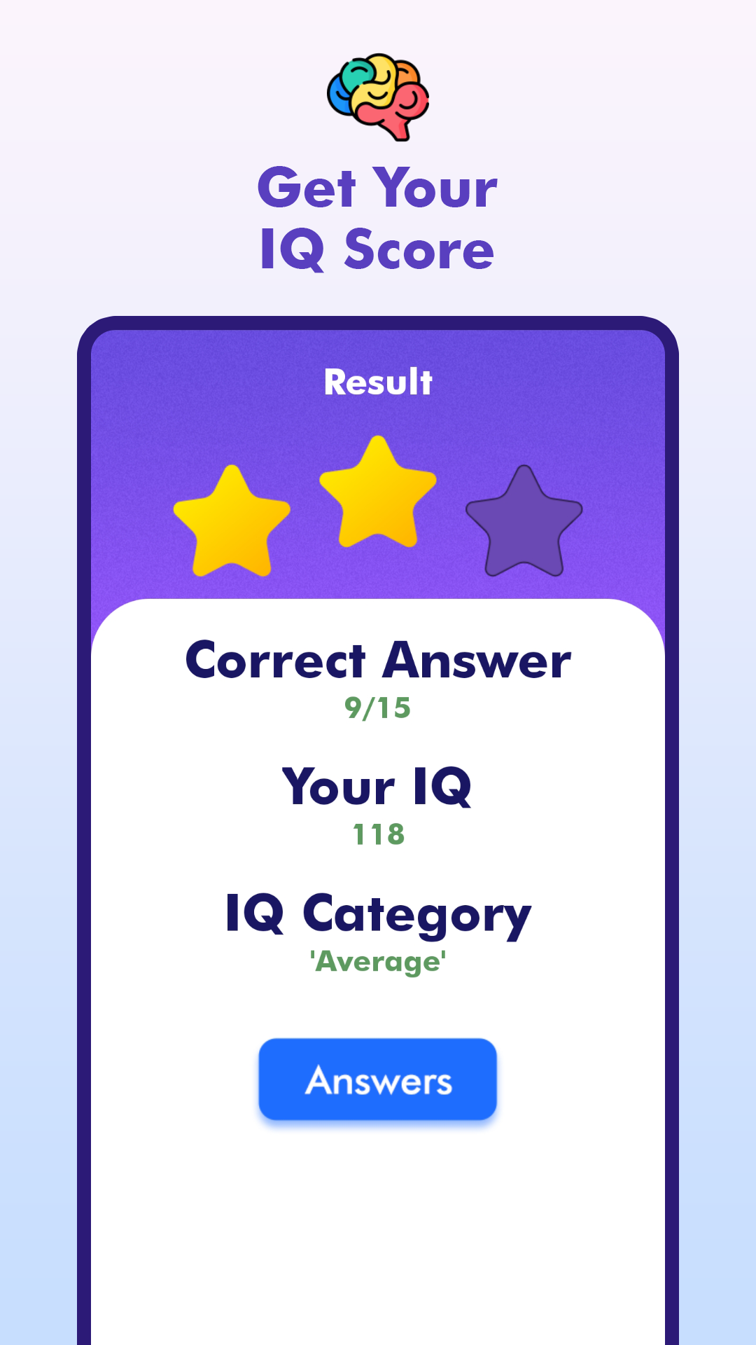 اسکرین شات 3 بازی IQ Test - Genius Brain Test