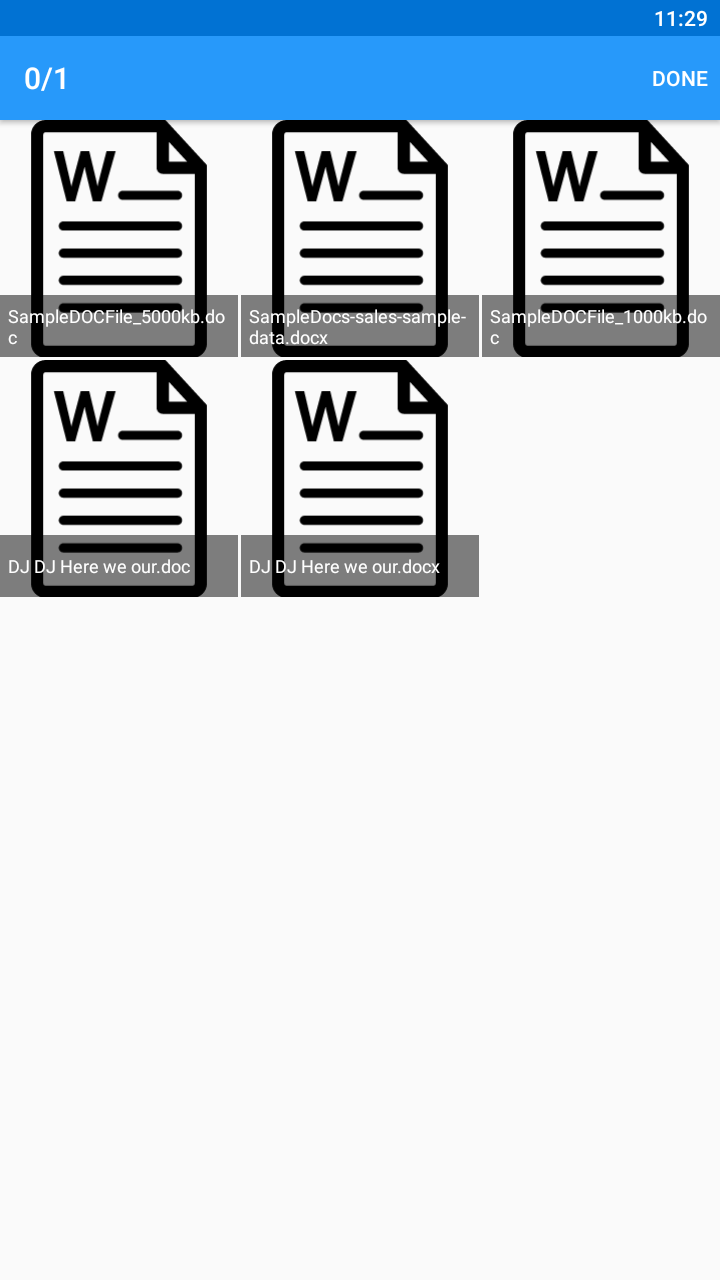 اسکرین شات 1 برنامه Word to PDF Converter