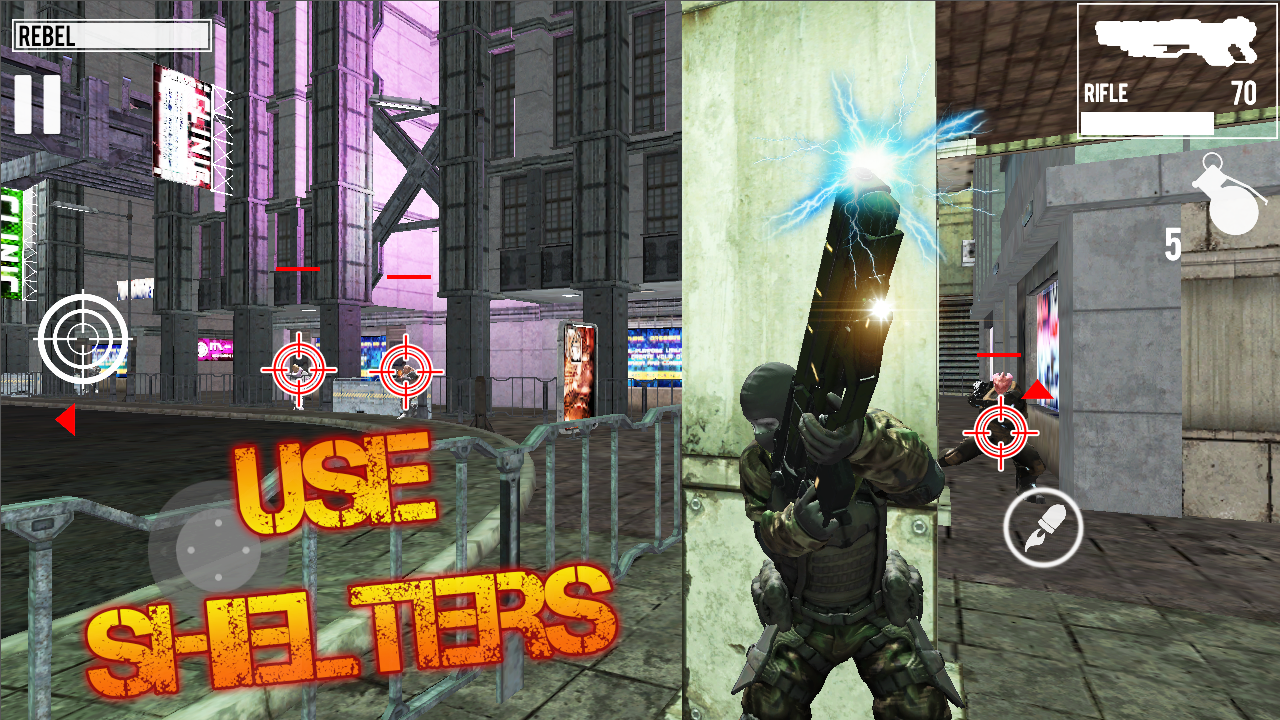 اسکرین شات 1 بازی Cyber Force Strike: ShootGames