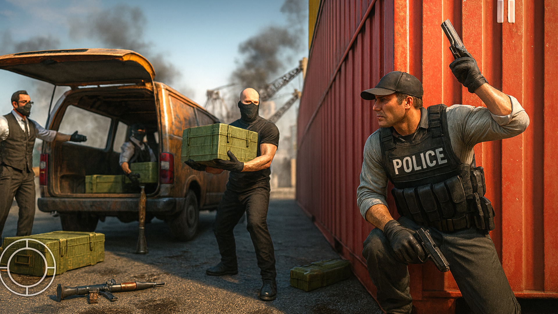 اسکرین شات 3 بازی Police Strike Shooting Game