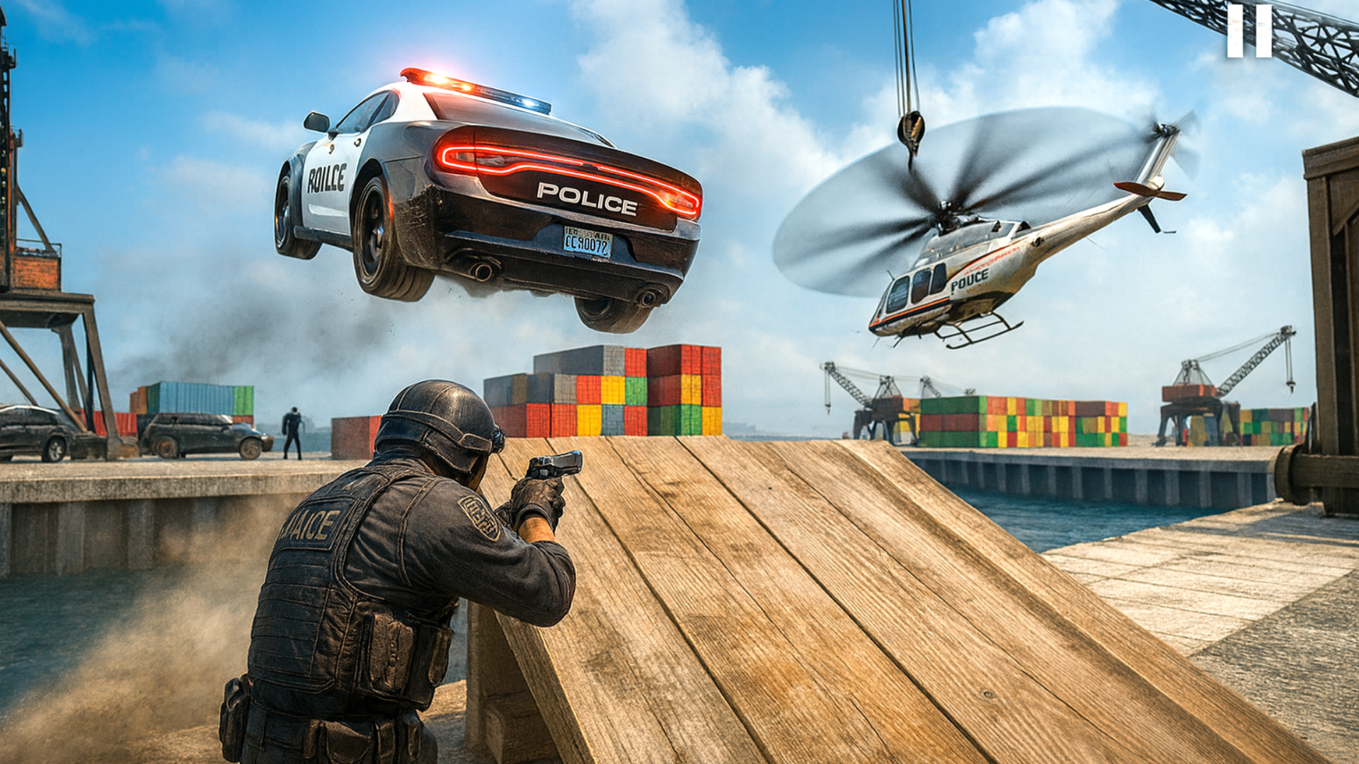 اسکرین شات 4 بازی Police Strike Shooting Game