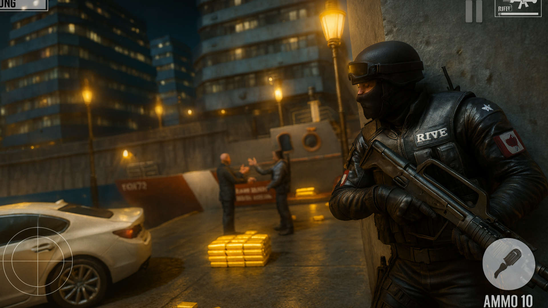 اسکرین شات 4 بازی SWAT Dragons City Shooter Game