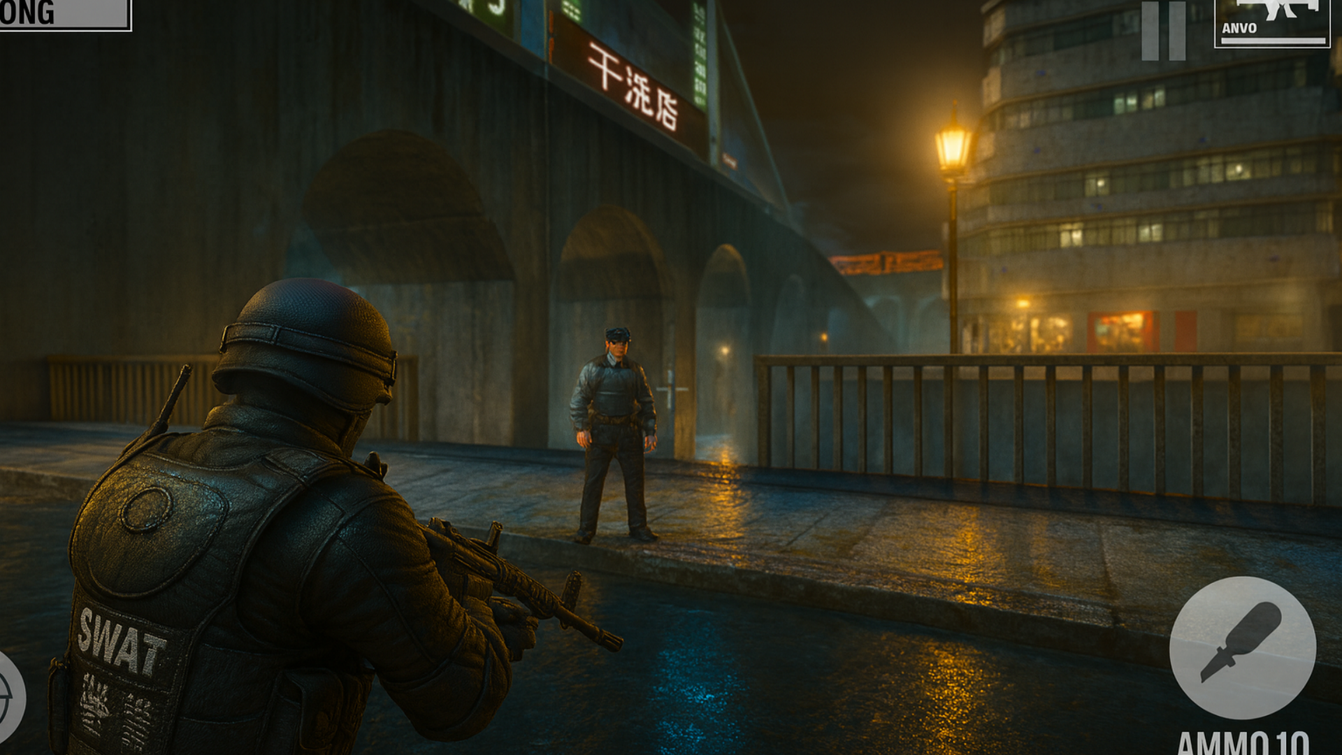 اسکرین شات 3 بازی SWAT Dragons City Shooter Game