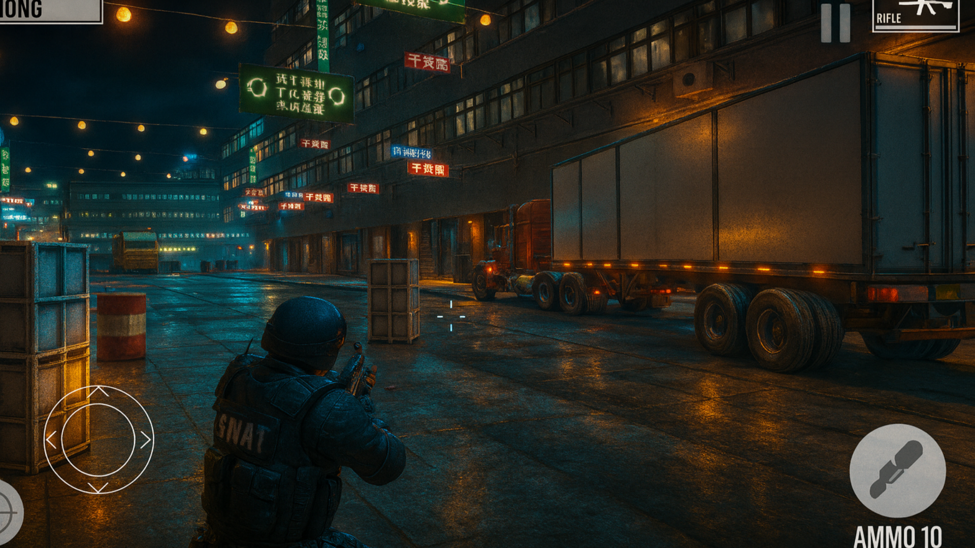 اسکرین شات 2 بازی SWAT Dragons City Shooter Game