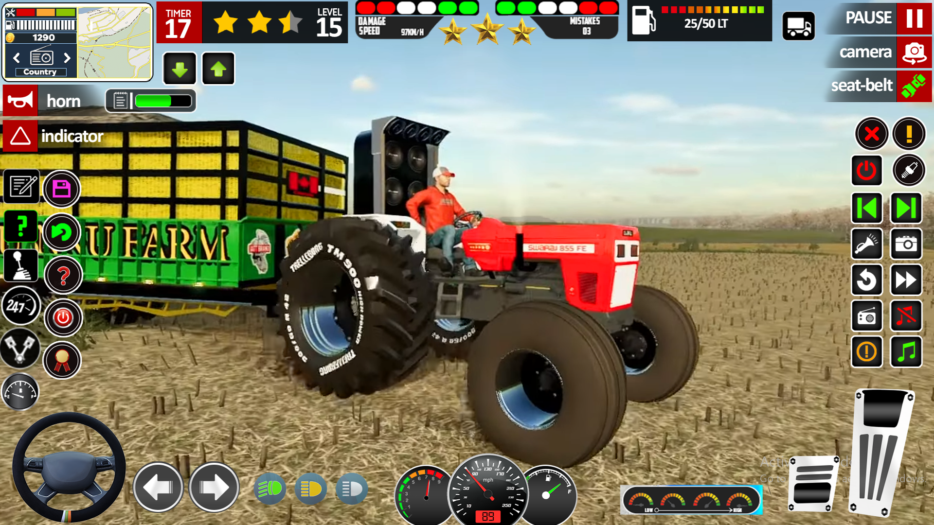 اسکرین شات 3 بازی Indian Tractor Games Simulator