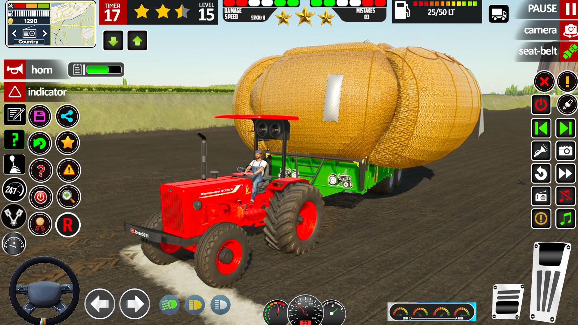 اسکرین شات 3 بازی Indian Tractor Games Simulator