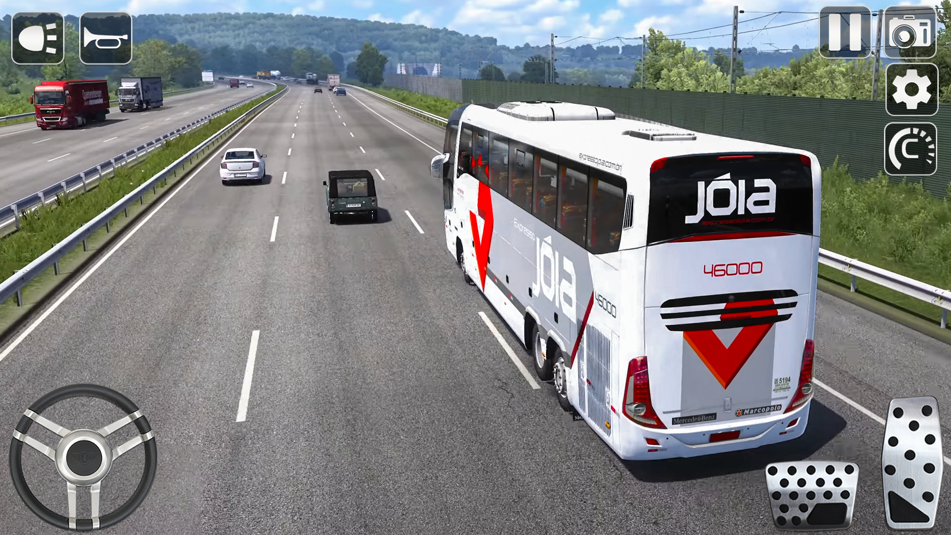 اسکرین شات 4 بازی Bus Simulator: City Bus Games
