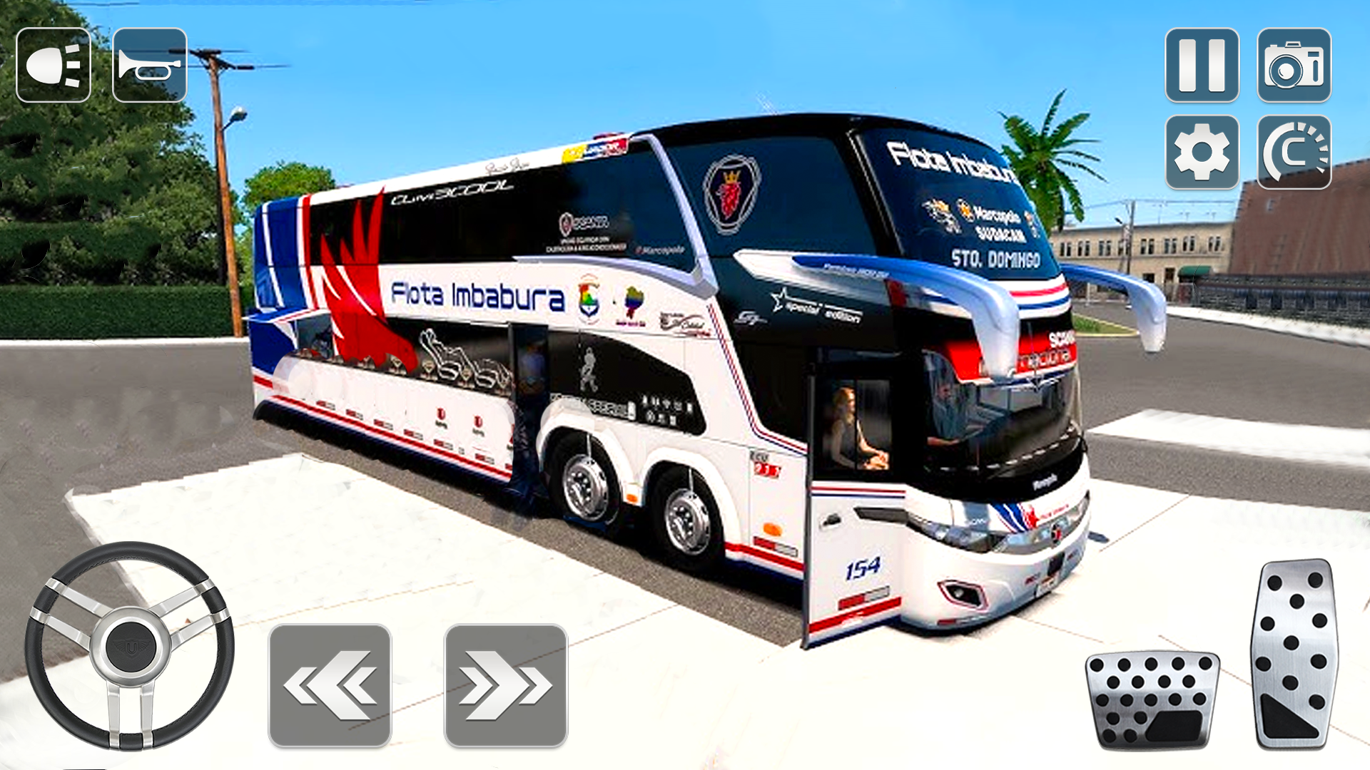 اسکرین شات 1 بازی Bus Simulator: City Bus Games