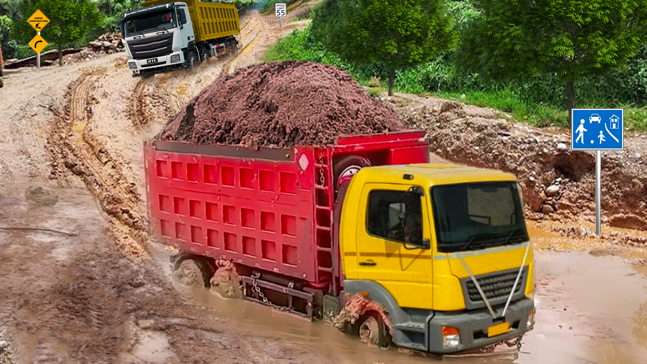 اسکرین شات 2 بازی Truck Simulator : Mud Roads