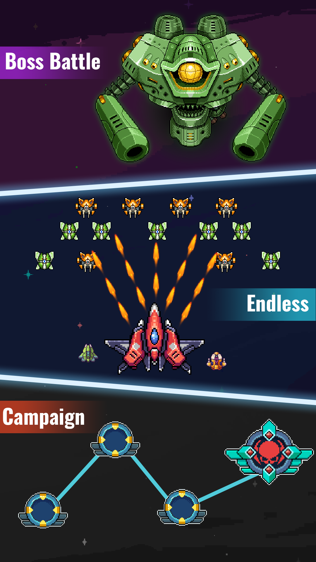 اسکرین شات 5 بازی Galaxia Invader: Alien Shooter
