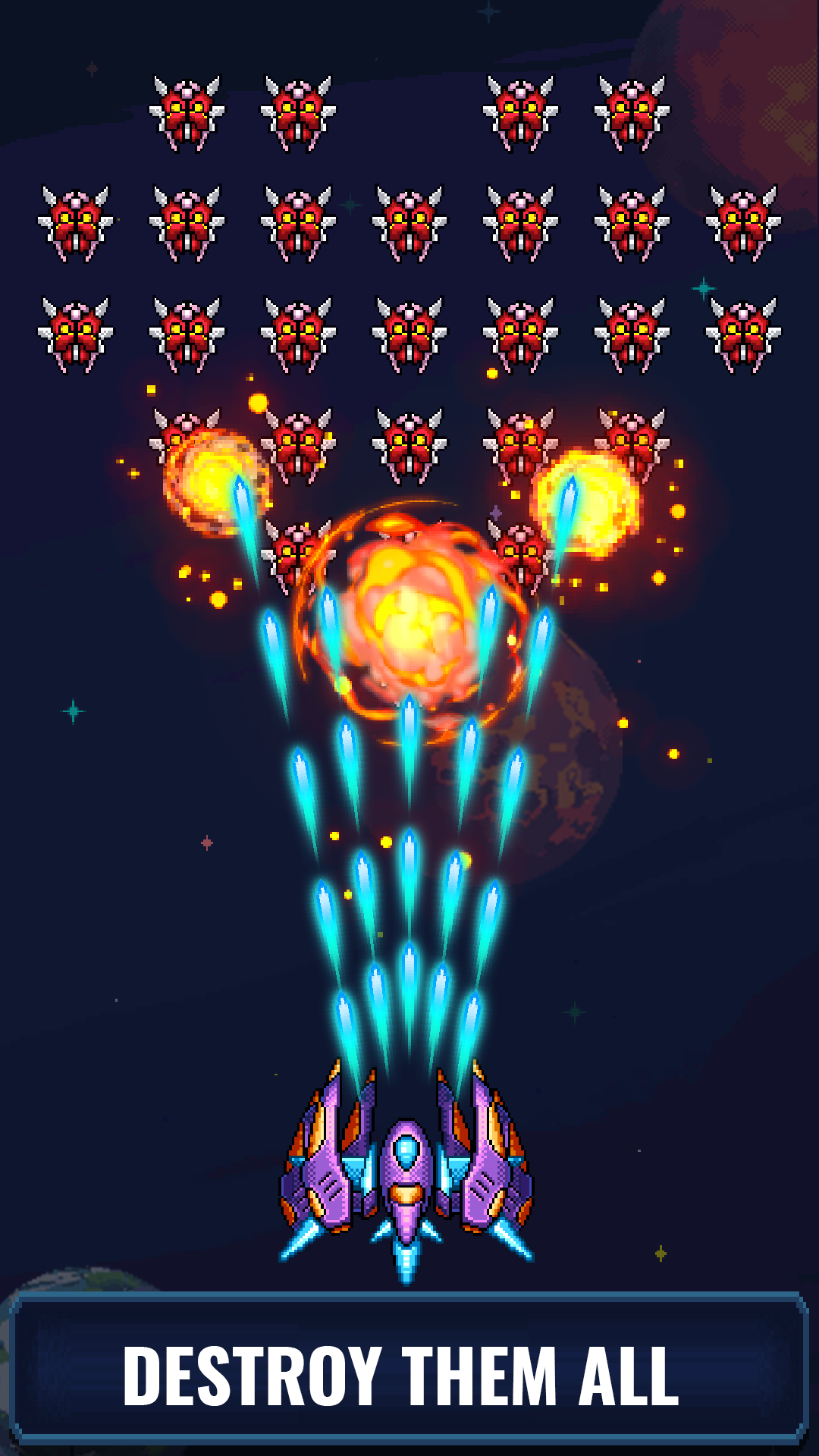 اسکرین شات 1 بازی Galaxia Invader: Alien Shooter