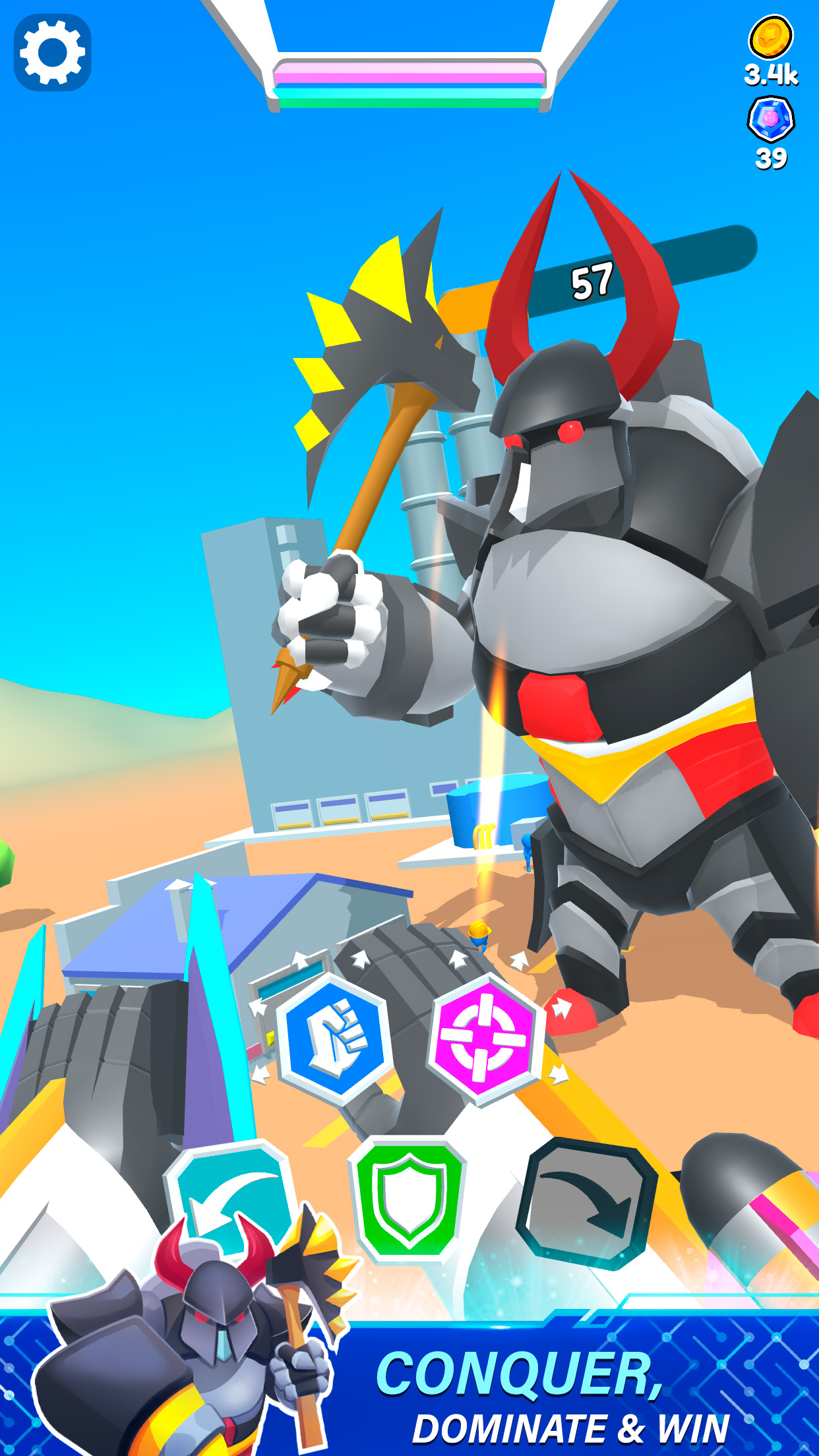 اسکرین شات 8 بازی Mechangelion - Robot Fighting
