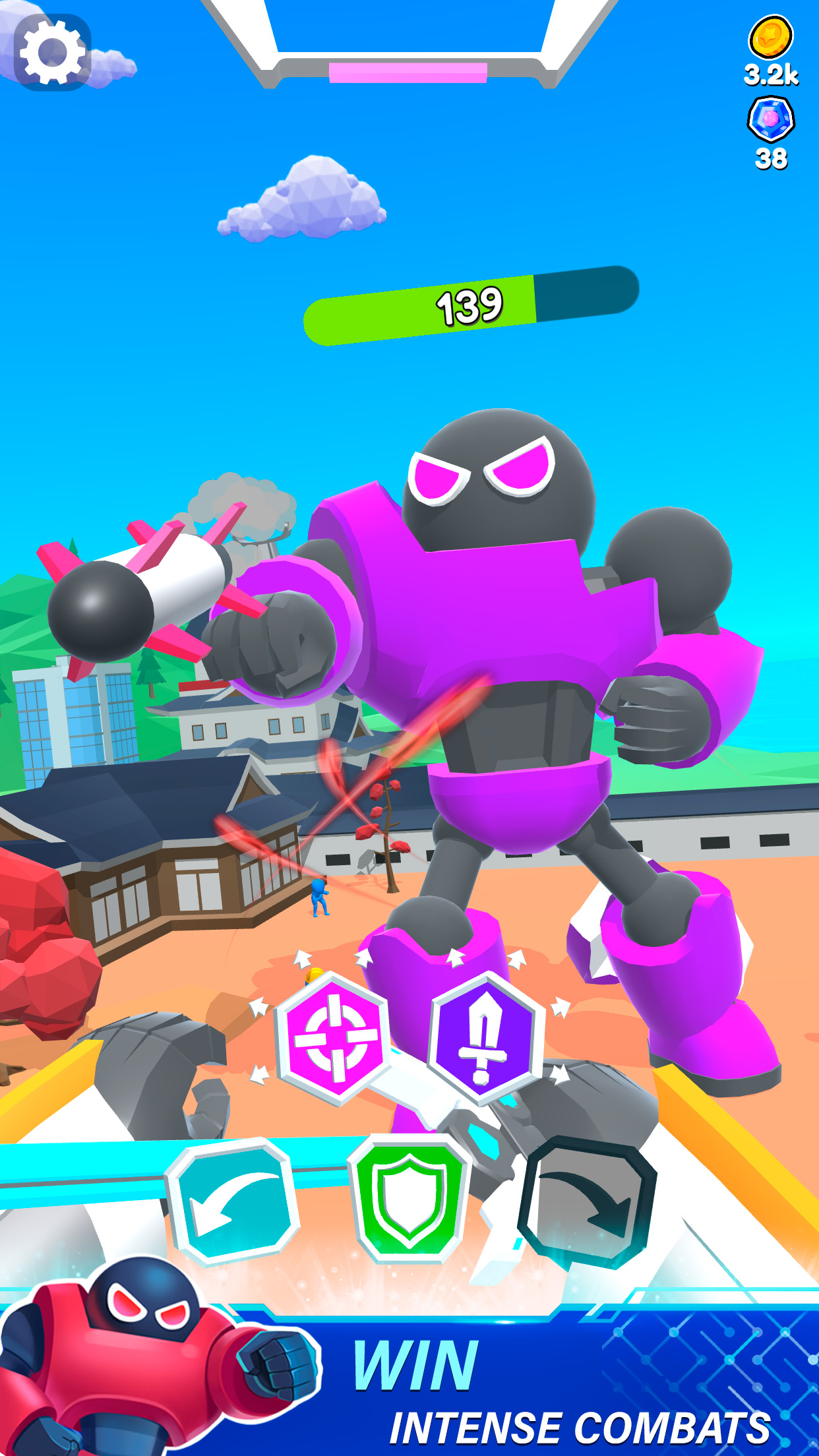 اسکرین شات 6 بازی Mechangelion - Robot Fighting