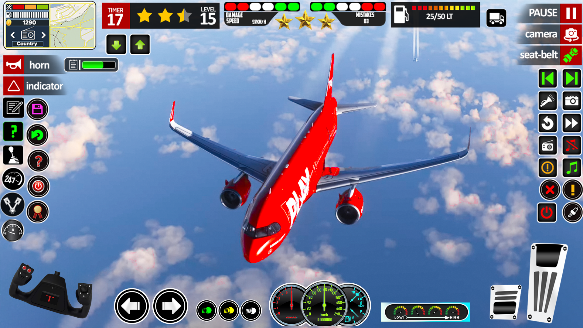 اسکرین شات 1 بازی Real Plane Game Simulator 3d