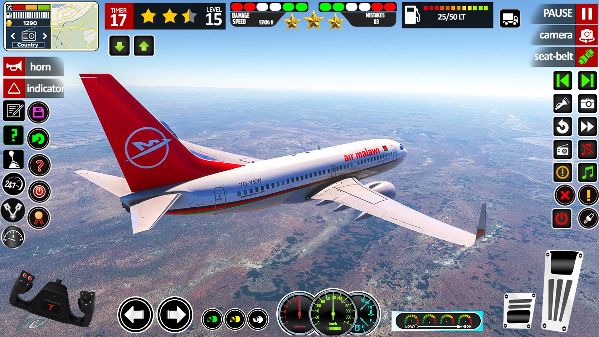 اسکرین شات 5 بازی Real Plane Game Simulator 3d