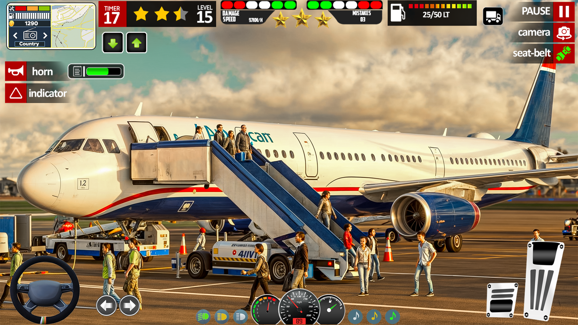 اسکرین شات 1 بازی Real Plane Game Simulator 3d