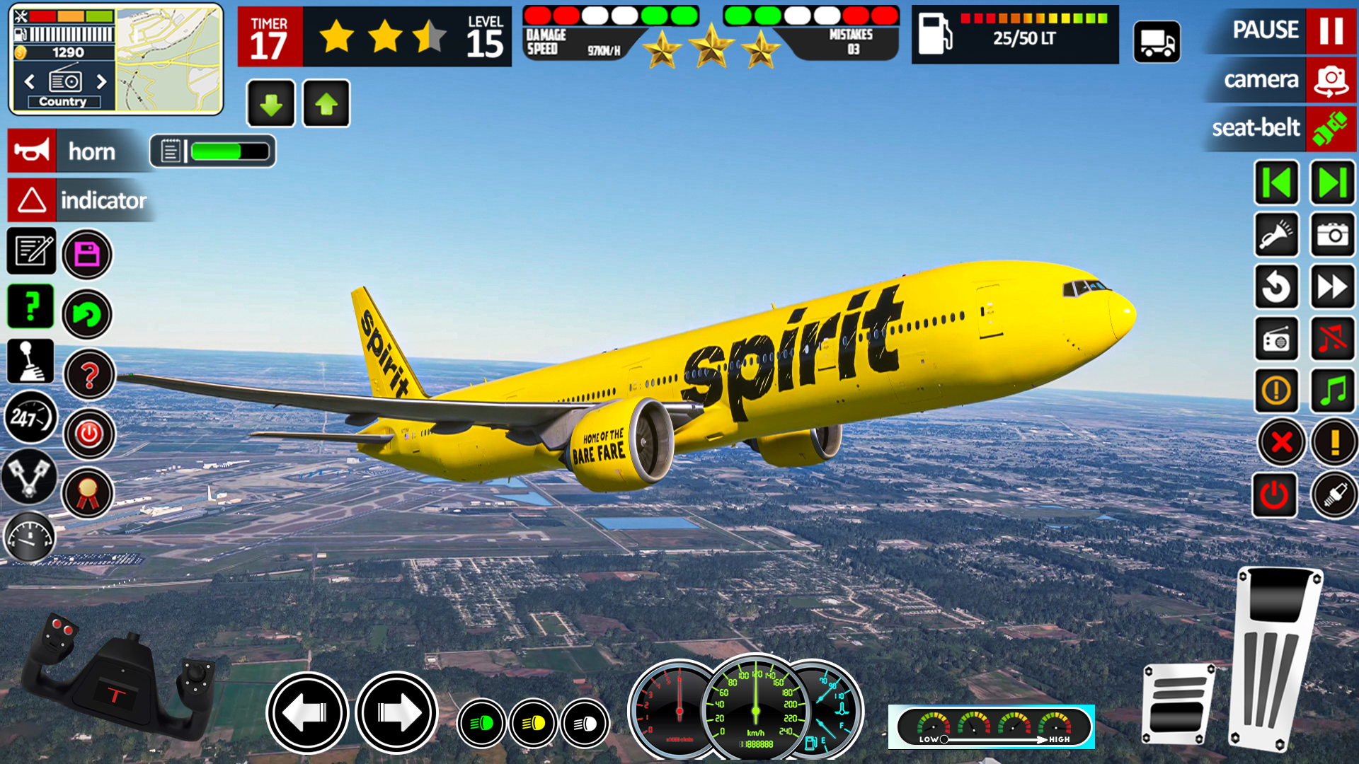 اسکرین شات 2 بازی Real Plane Game Simulator 3d