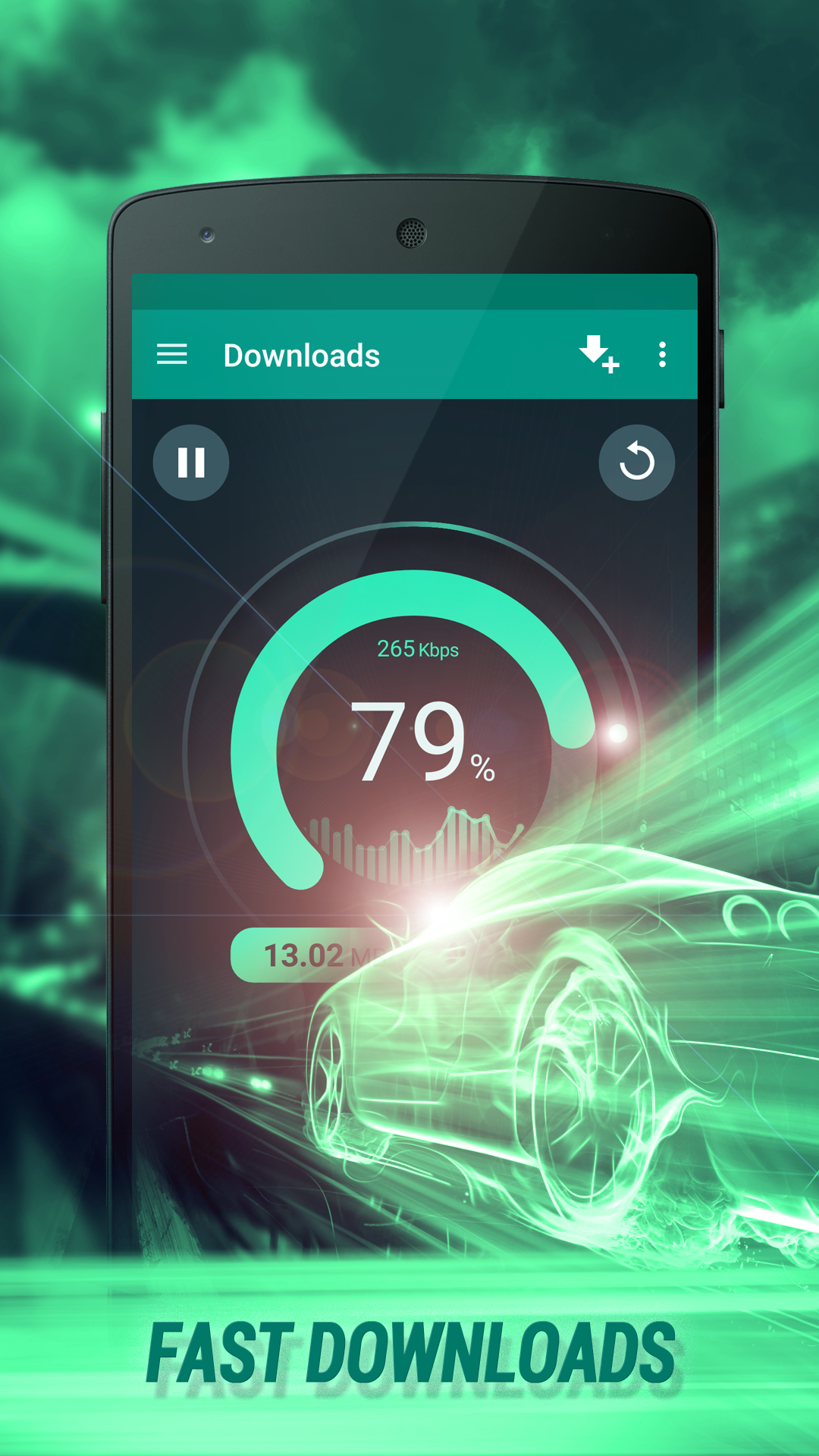 اسکرین شات 1 برنامه Download Manager for Android