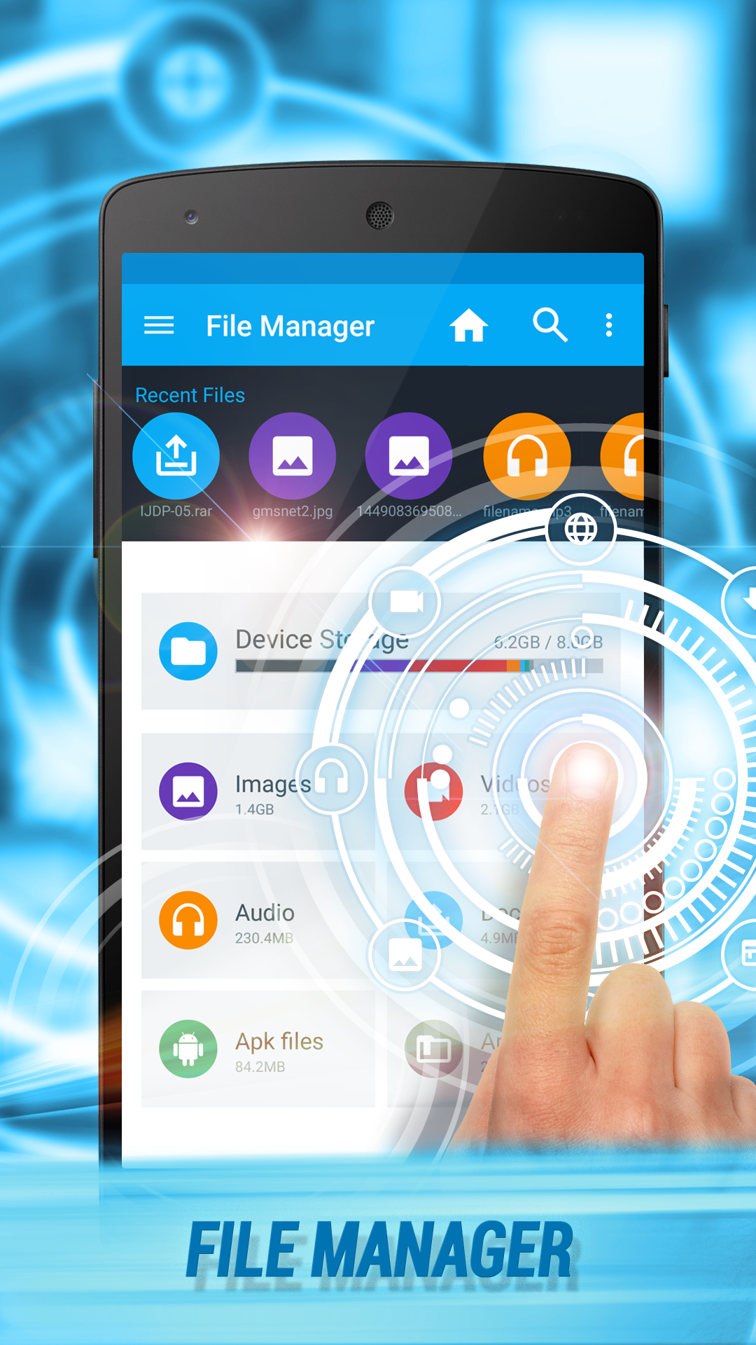 اسکرین شات 2 برنامه Download Manager for Android