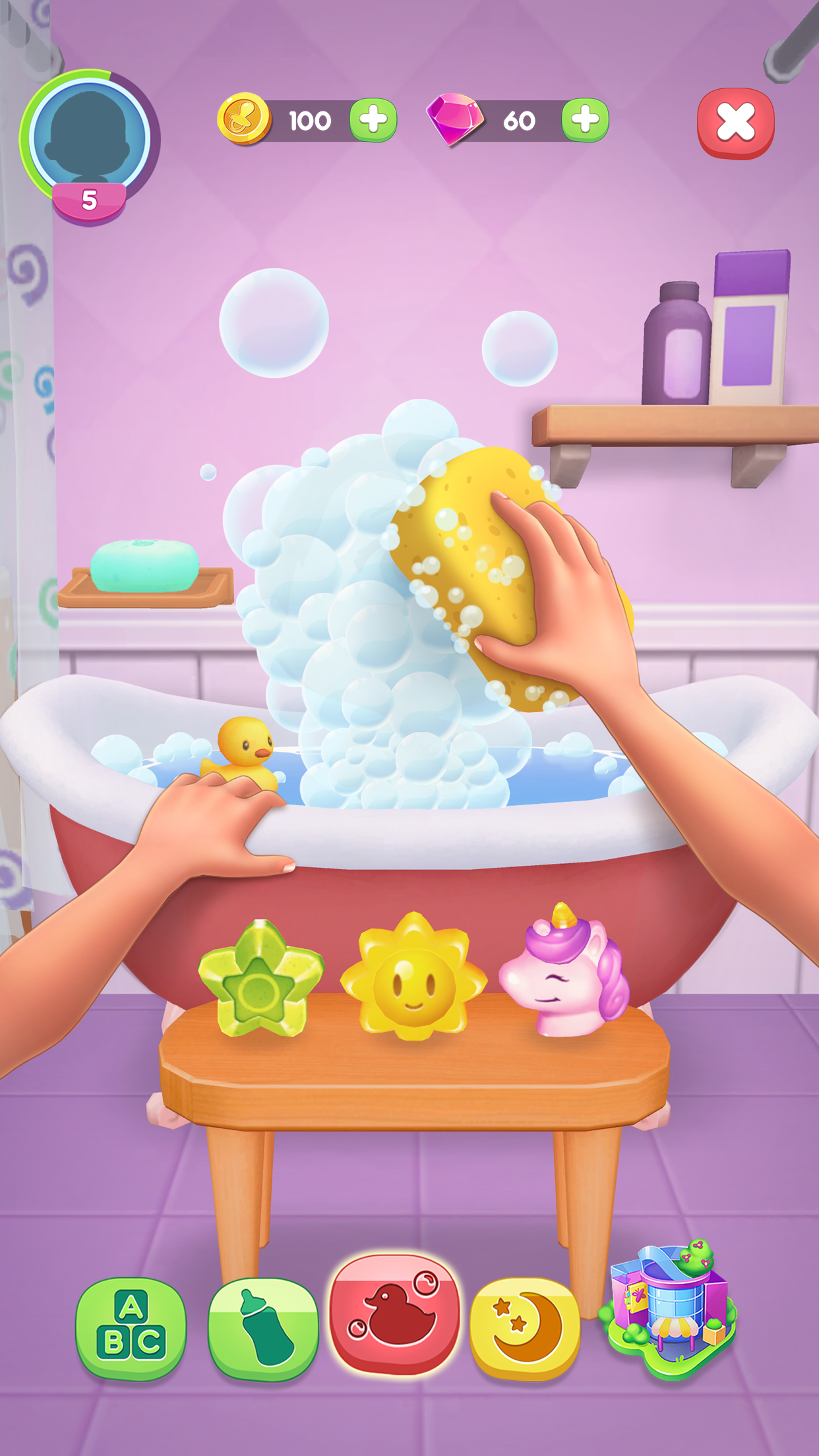 اسکرین شات 2 بازی My Talking Family: Mom's Care