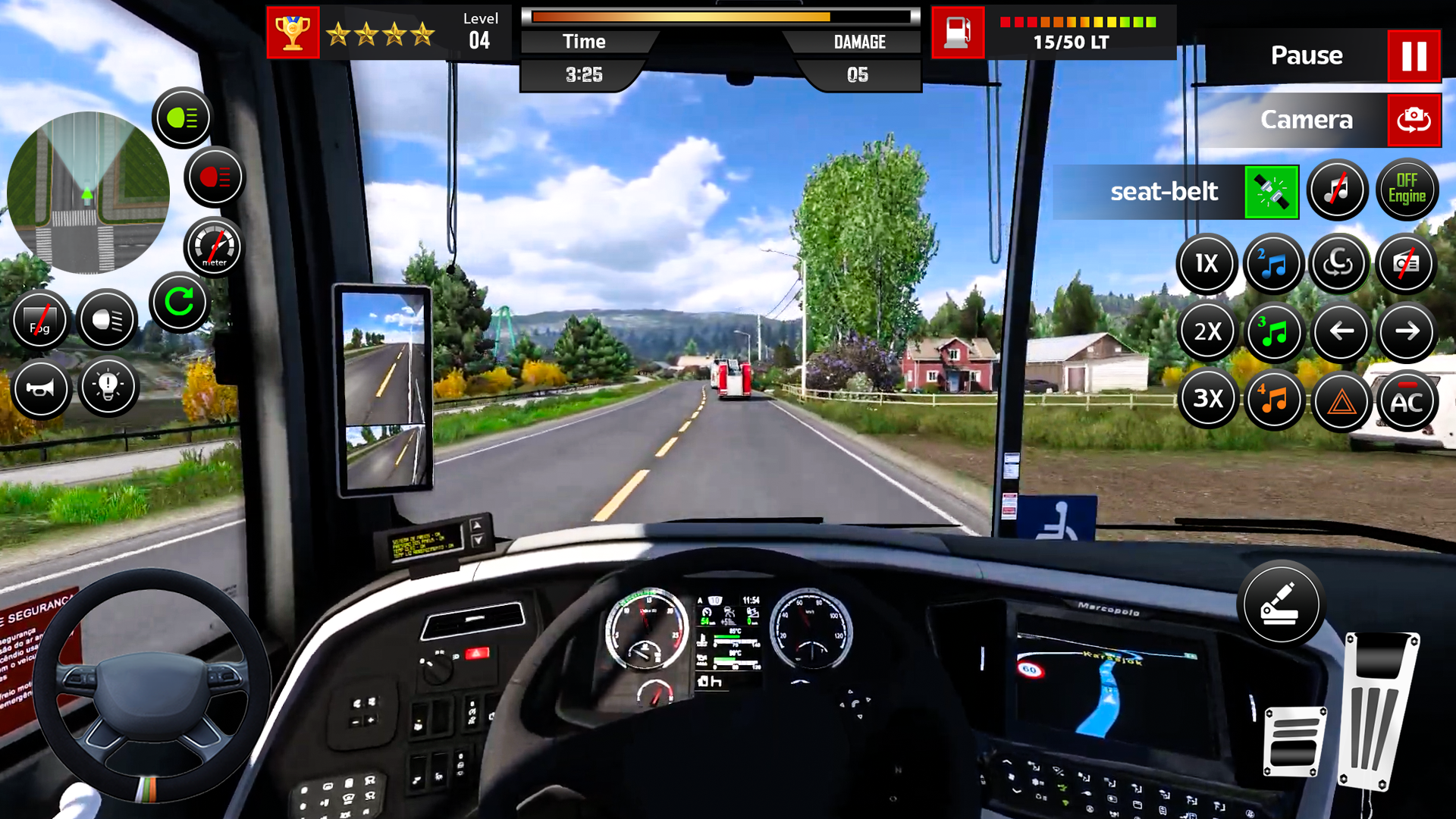 اسکرین شات 4 بازی City Bus Driving Game Bus Game