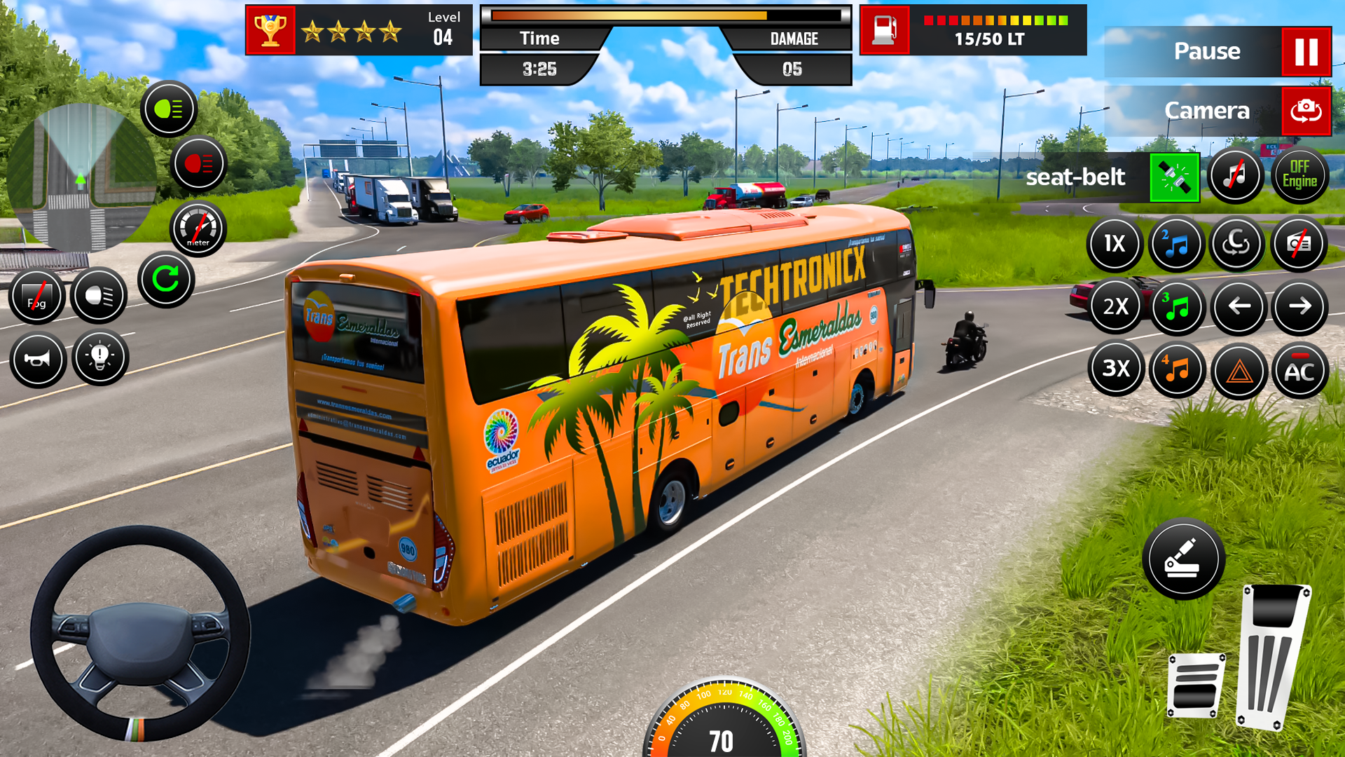 اسکرین شات 3 بازی City Bus Driving Game Bus Game
