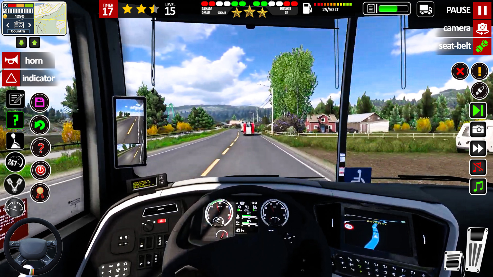 اسکرین شات 4 بازی City Bus Driving Game Bus Game