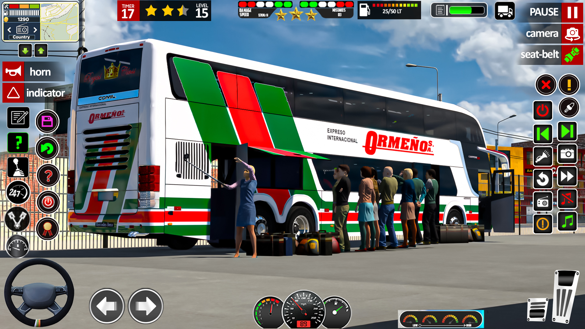 اسکرین شات 6 بازی City Bus Driving Game Bus Game