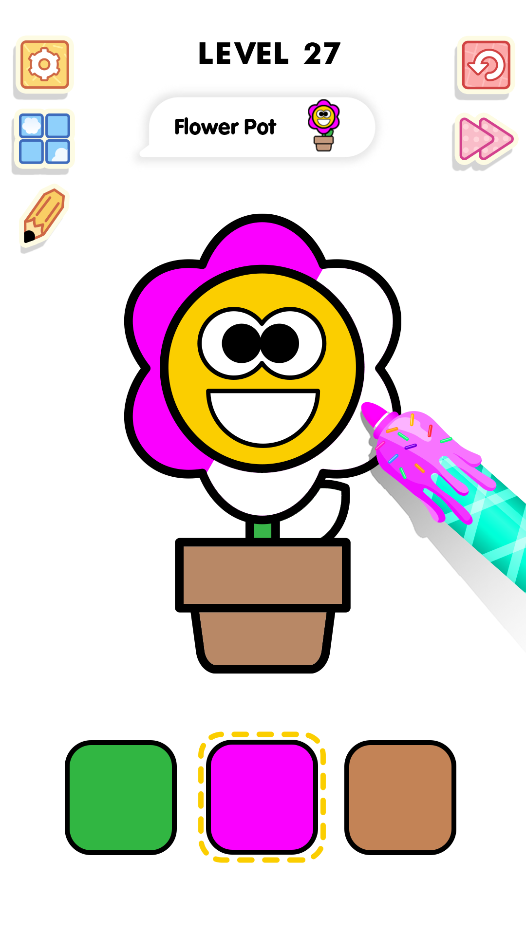 اسکرین شات 3 بازی Color & Draw : Satisfying Game