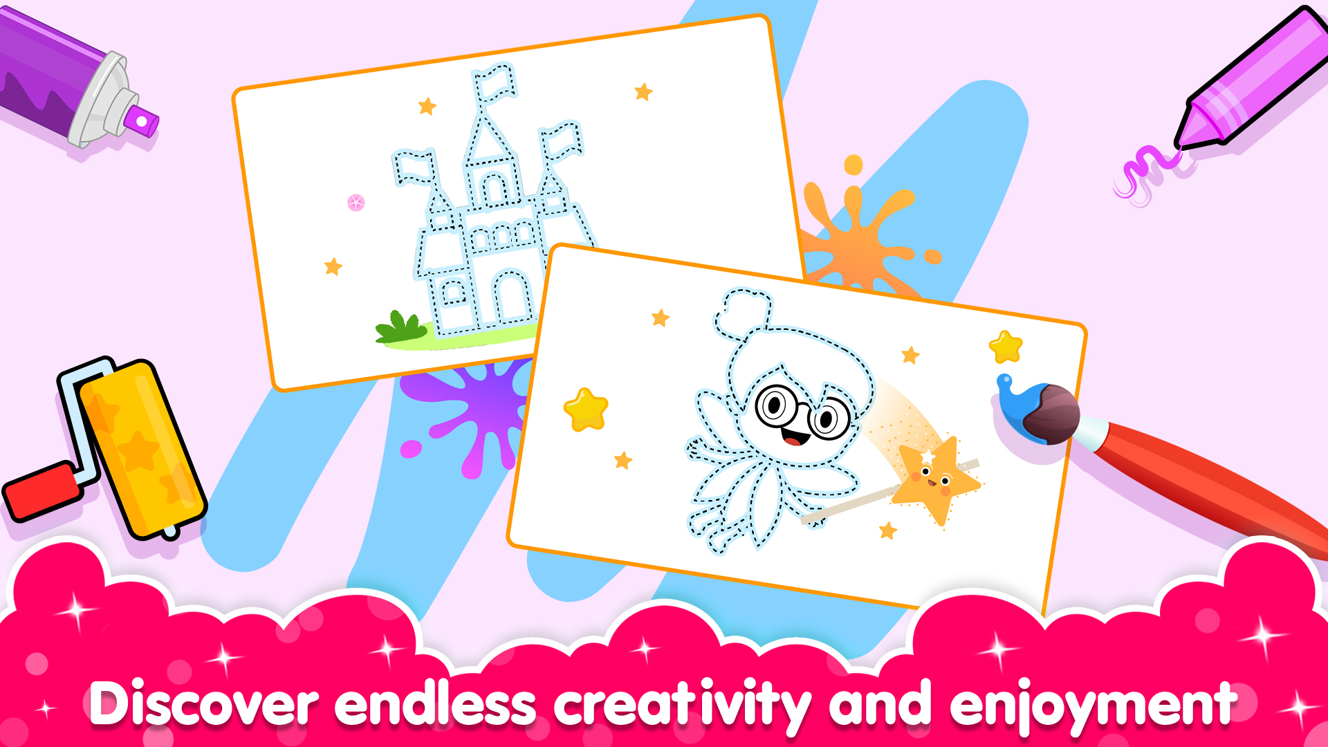 اسکرین شات 4 بازی Coloring and Drawing For Girls