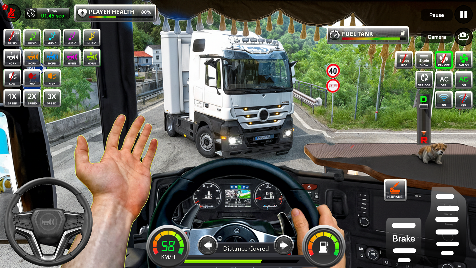 اسکرین شات 3 بازی Euro Truck Transporter 3d