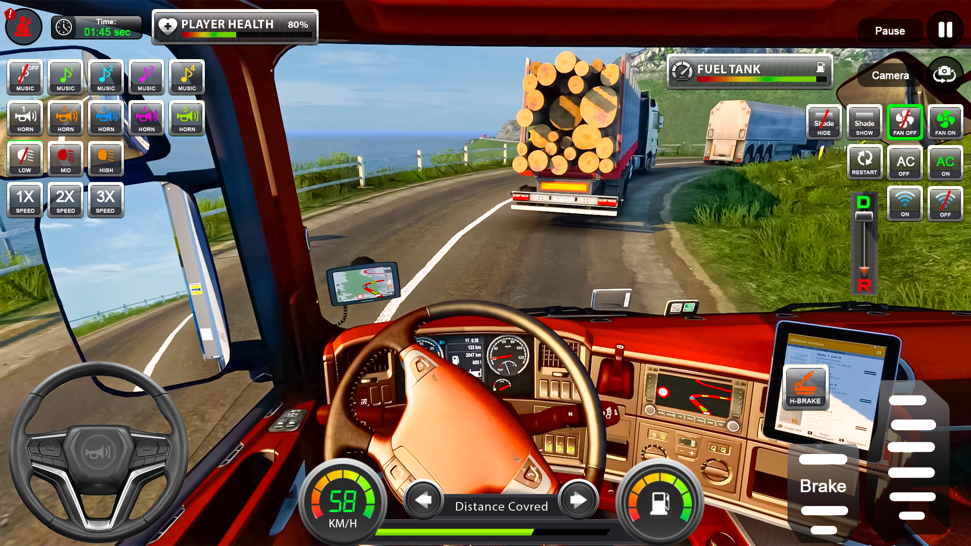 اسکرین شات 4 بازی Euro Truck Transporter 3d