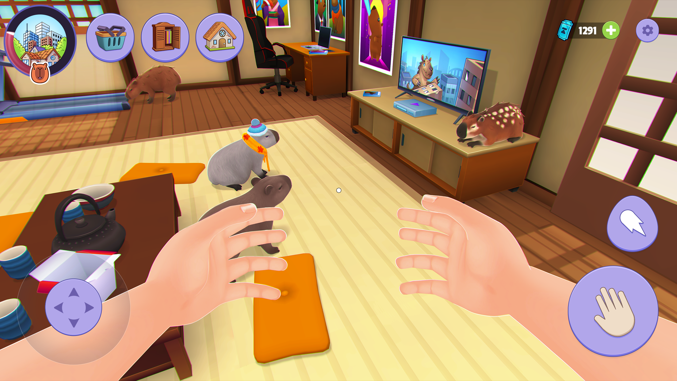اسکرین شات 5 بازی Capybara Simulator: My pets