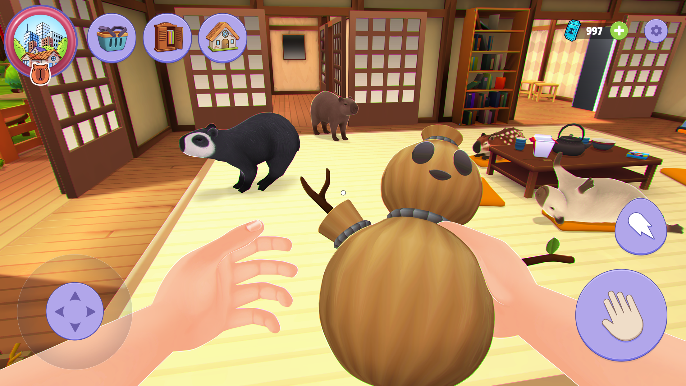 اسکرین شات 4 بازی Capybara Simulator: My pets