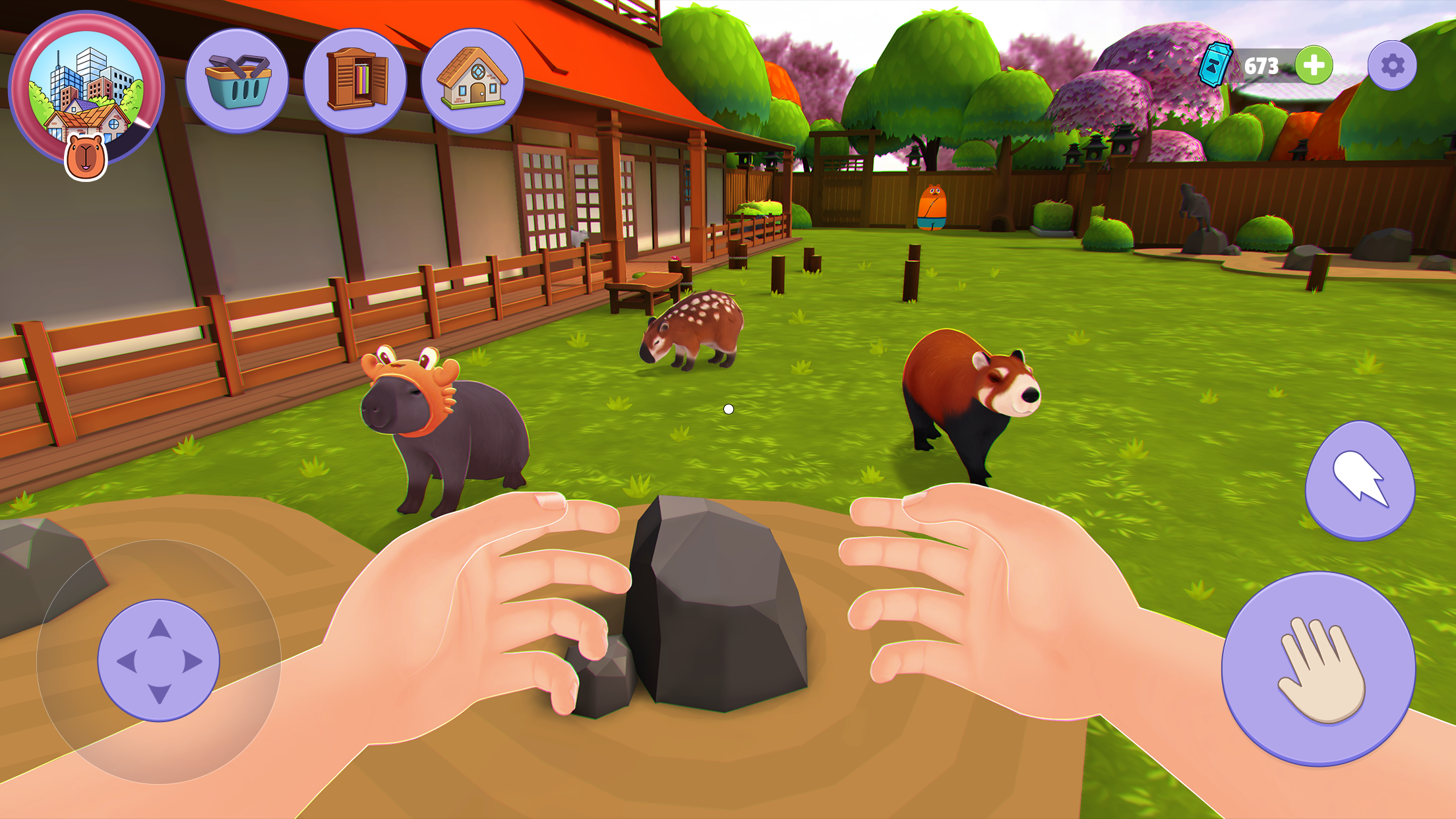 اسکرین شات 1 بازی Capybara Simulator: My pets