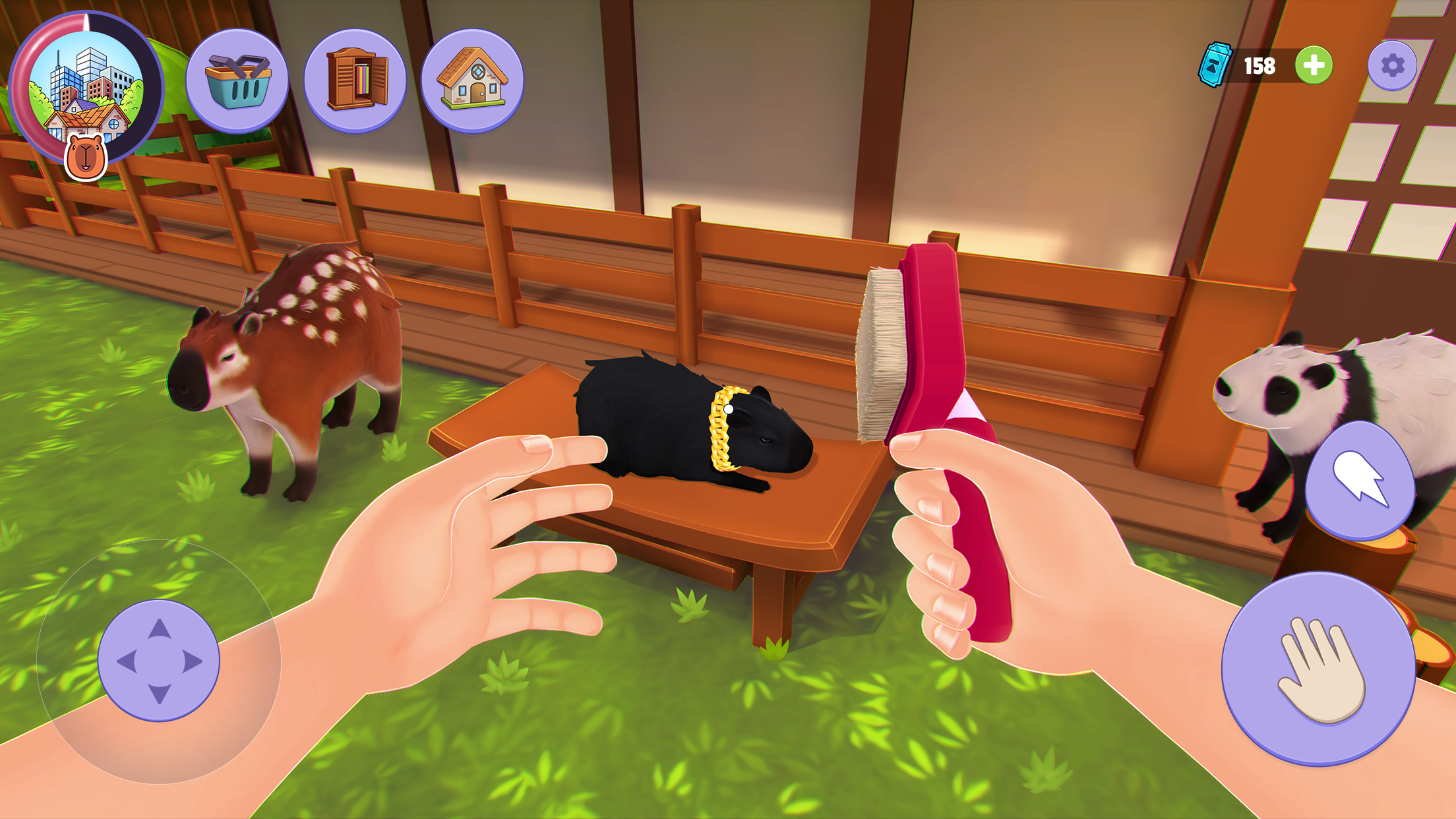 اسکرین شات 3 بازی Capybara Simulator: My pets