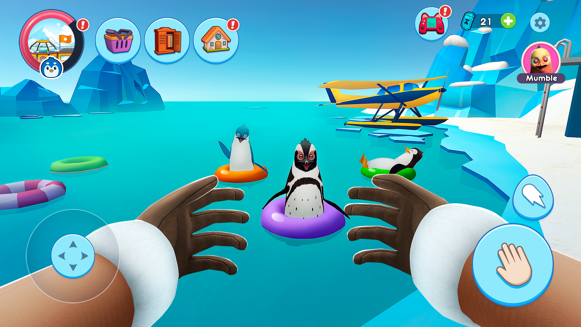 اسکرین شات 1 بازی Penguin Simulator: My Pets
