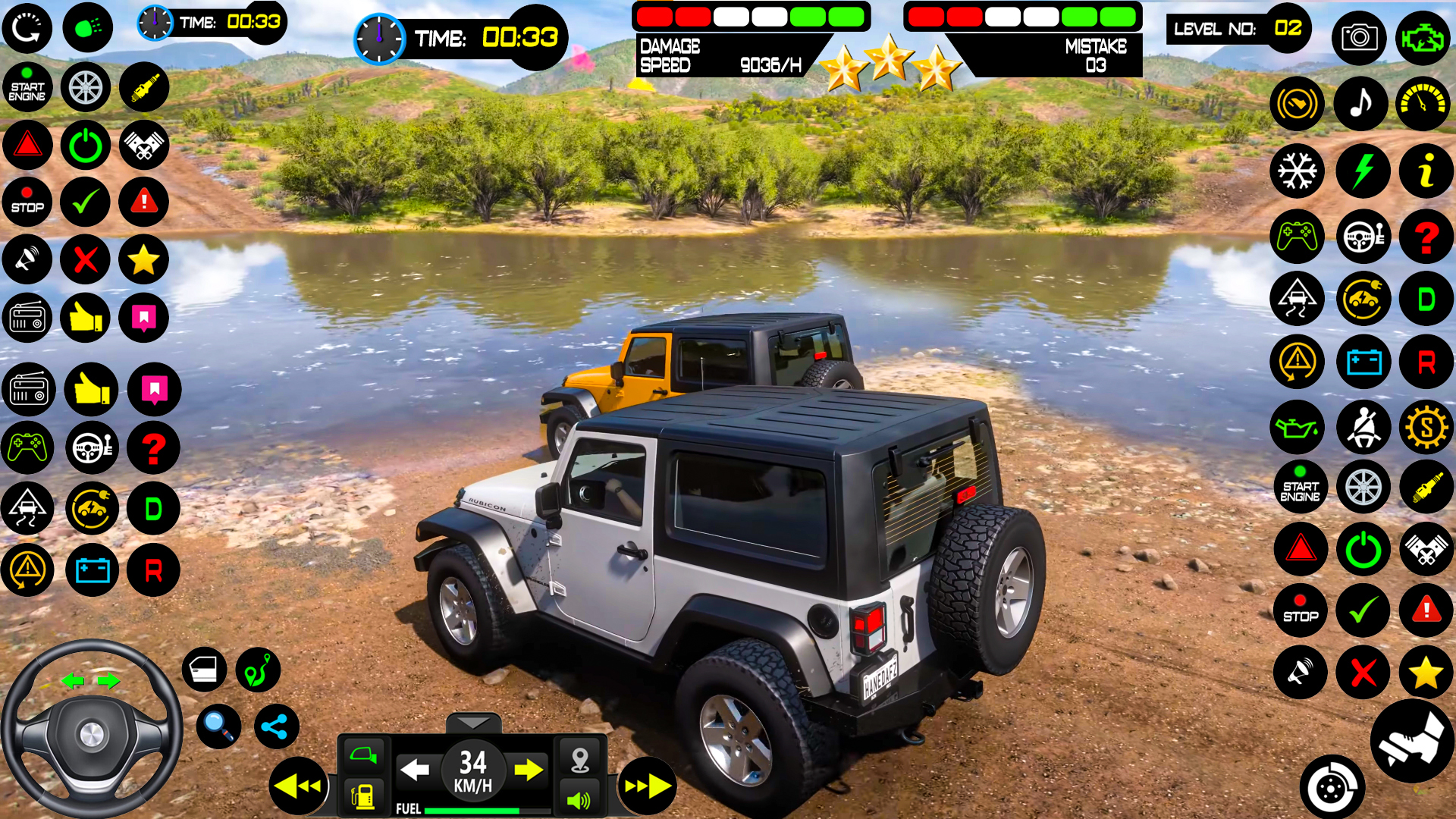 اسکرین شات 2 بازی Offroad Mud Jeep Simulator 3d