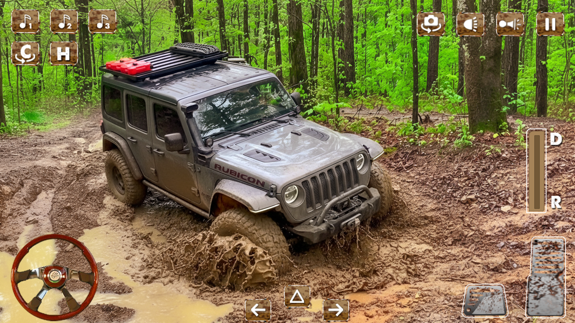 اسکرین شات 3 بازی Offroad Mud Jeep Simulator 3d