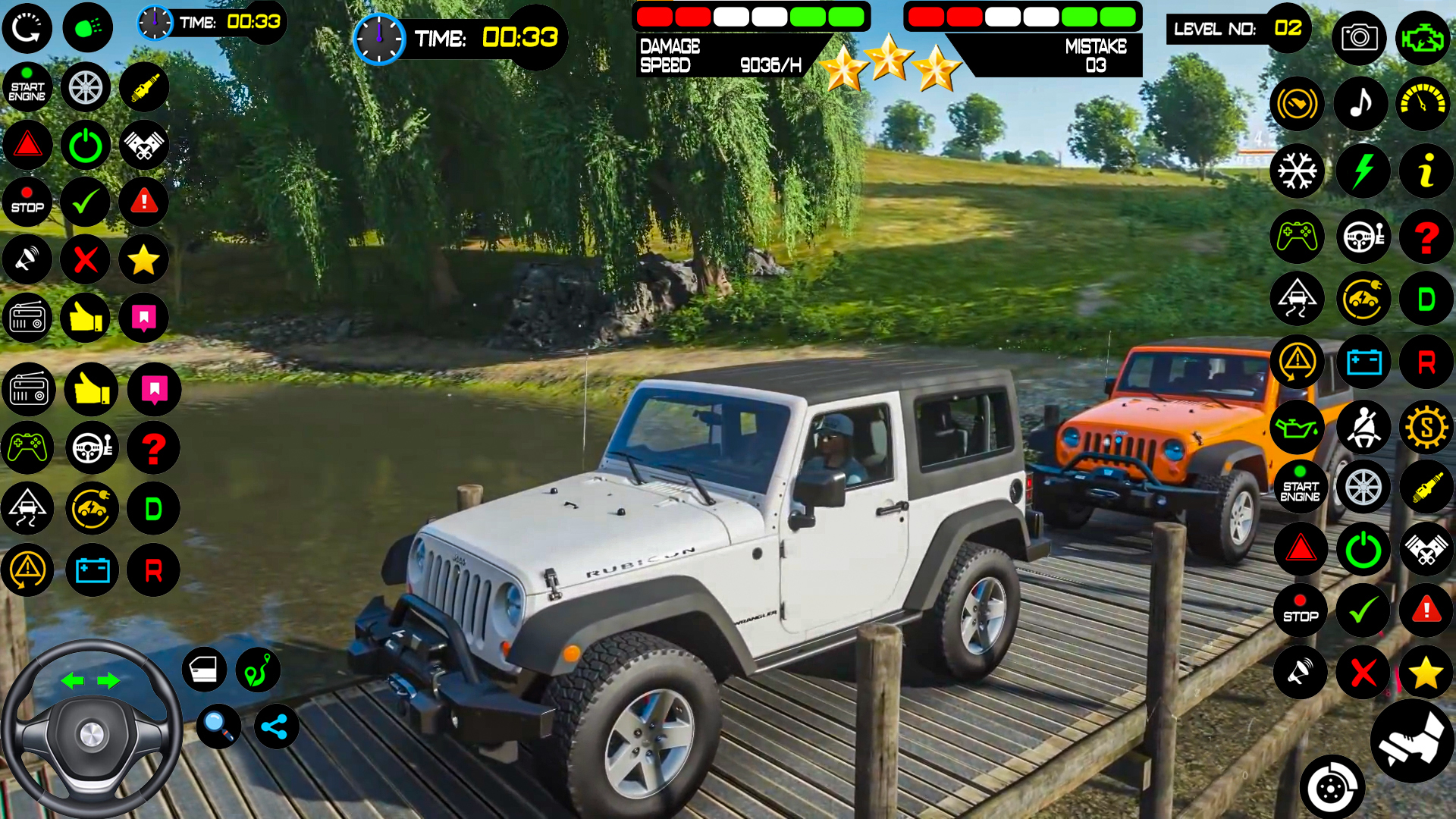 اسکرین شات 4 بازی Offroad Mud Jeep Simulator 3d