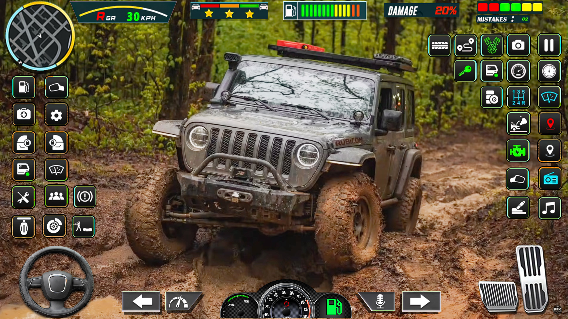 اسکرین شات 1 بازی Offroad Mud Jeep Simulator 3d