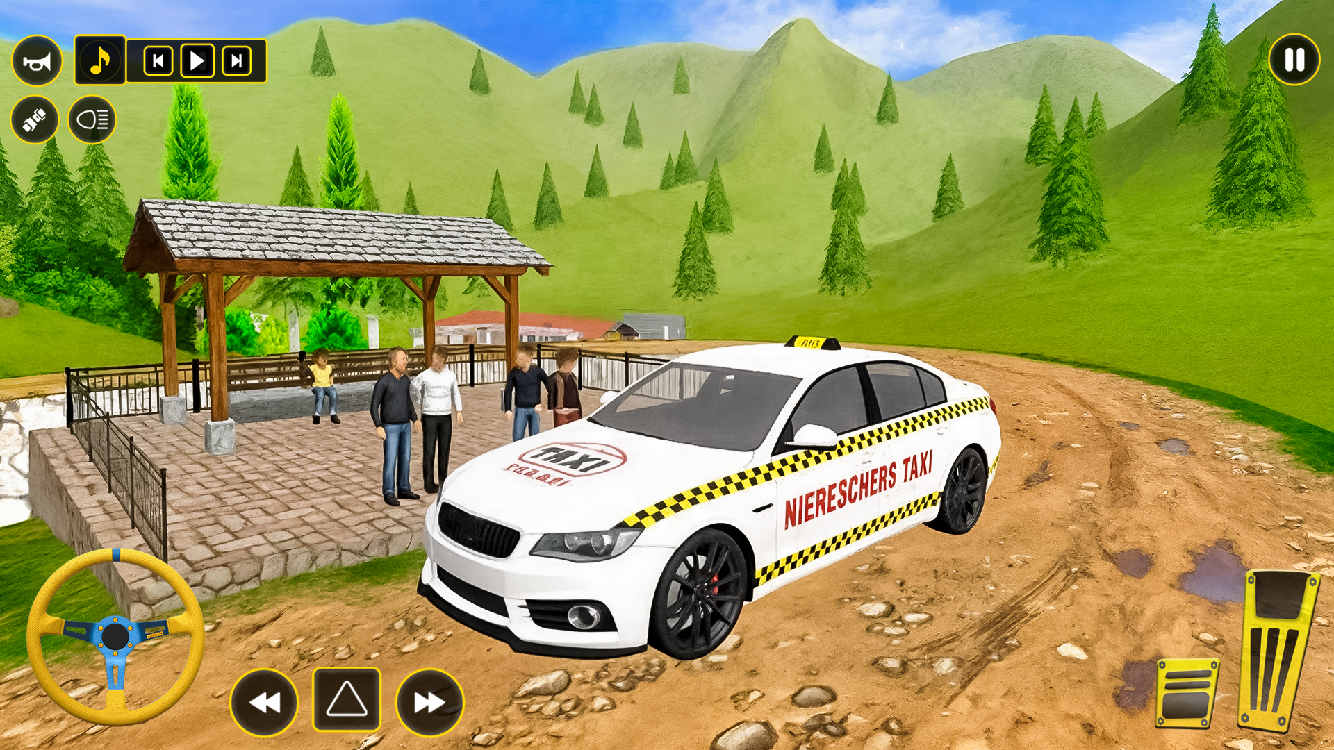 اسکرین شات 2 بازی Offroad Taxi Simulator Game 3D