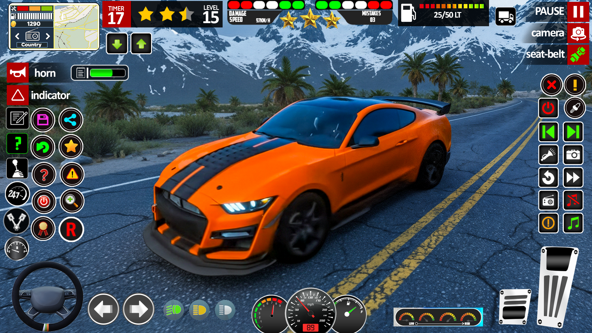 اسکرین شات 1 بازی Open World Car Game Simulator