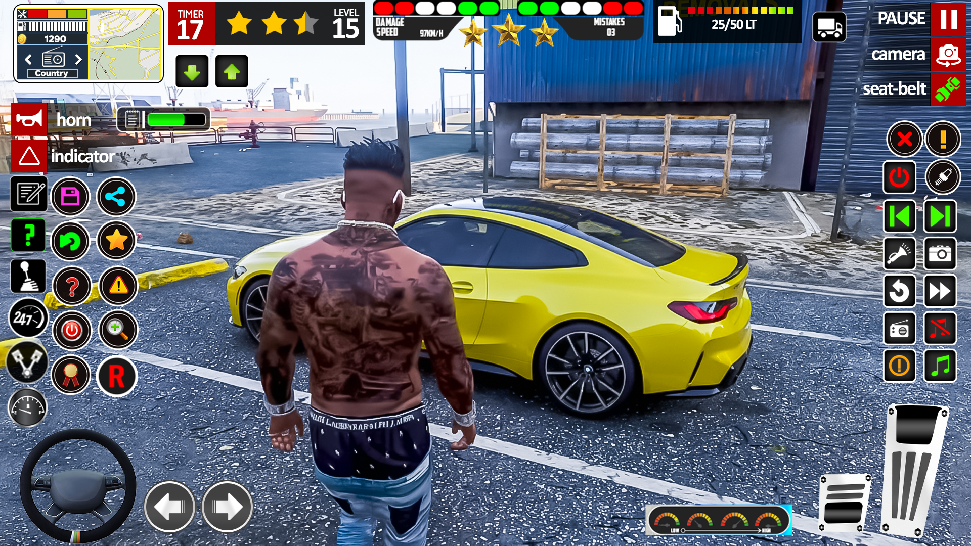اسکرین شات 3 بازی Open World Car Game Simulator
