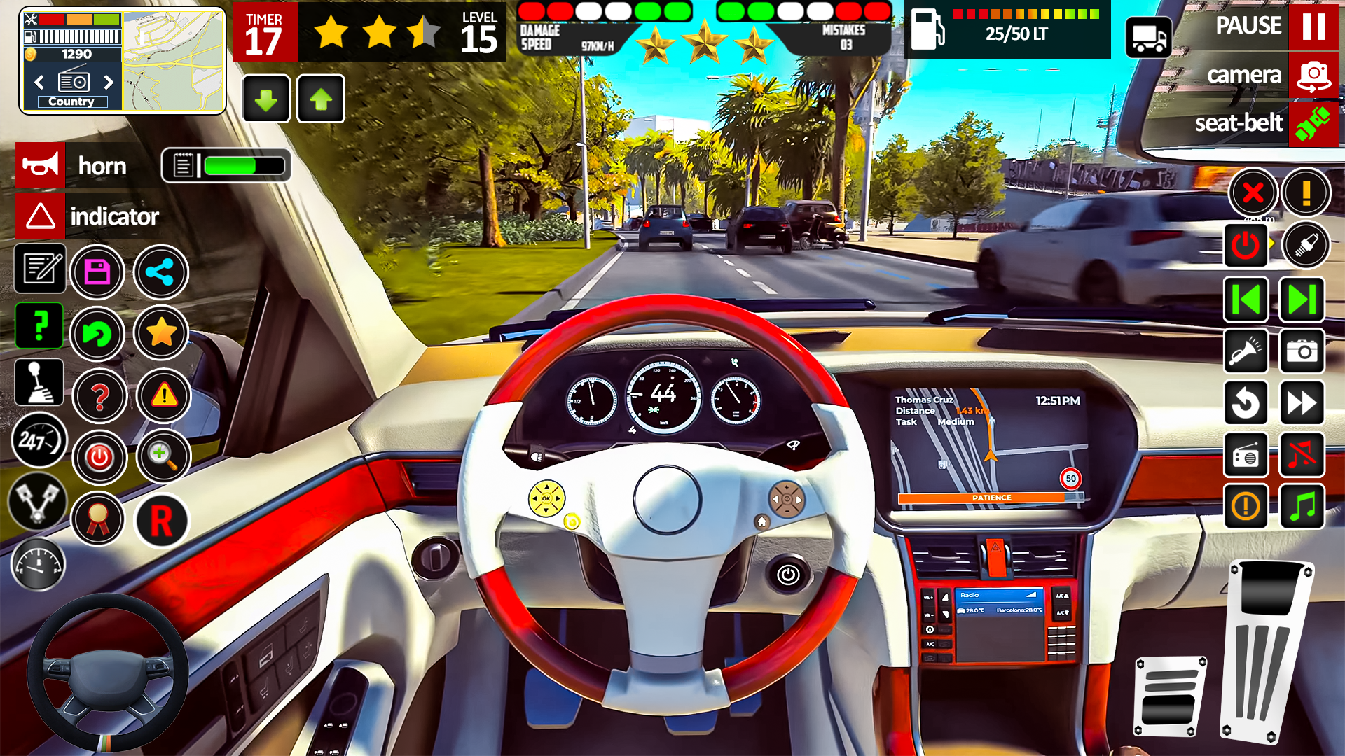 اسکرین شات 4 بازی Open World Car Game Simulator