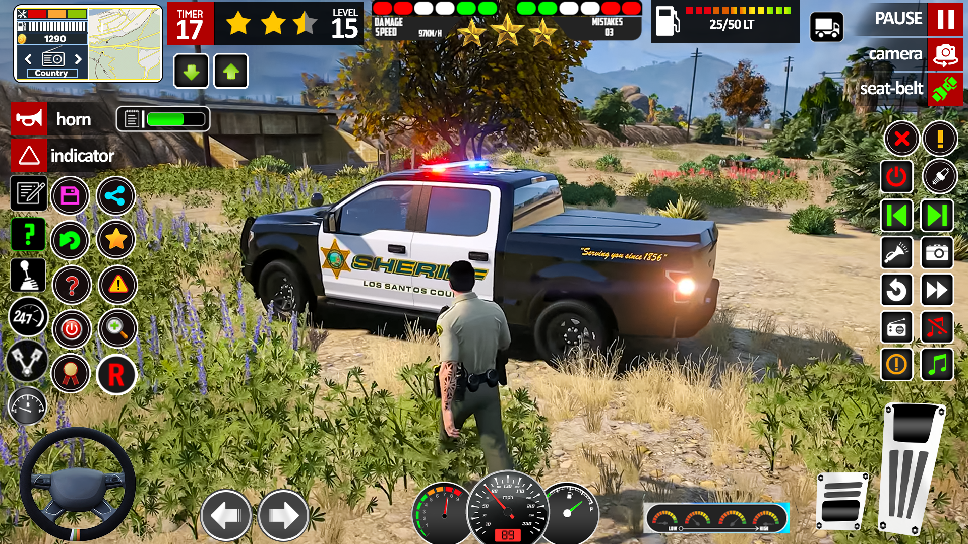 اسکرین شات 2 بازی Offline Police Car: Cop Game