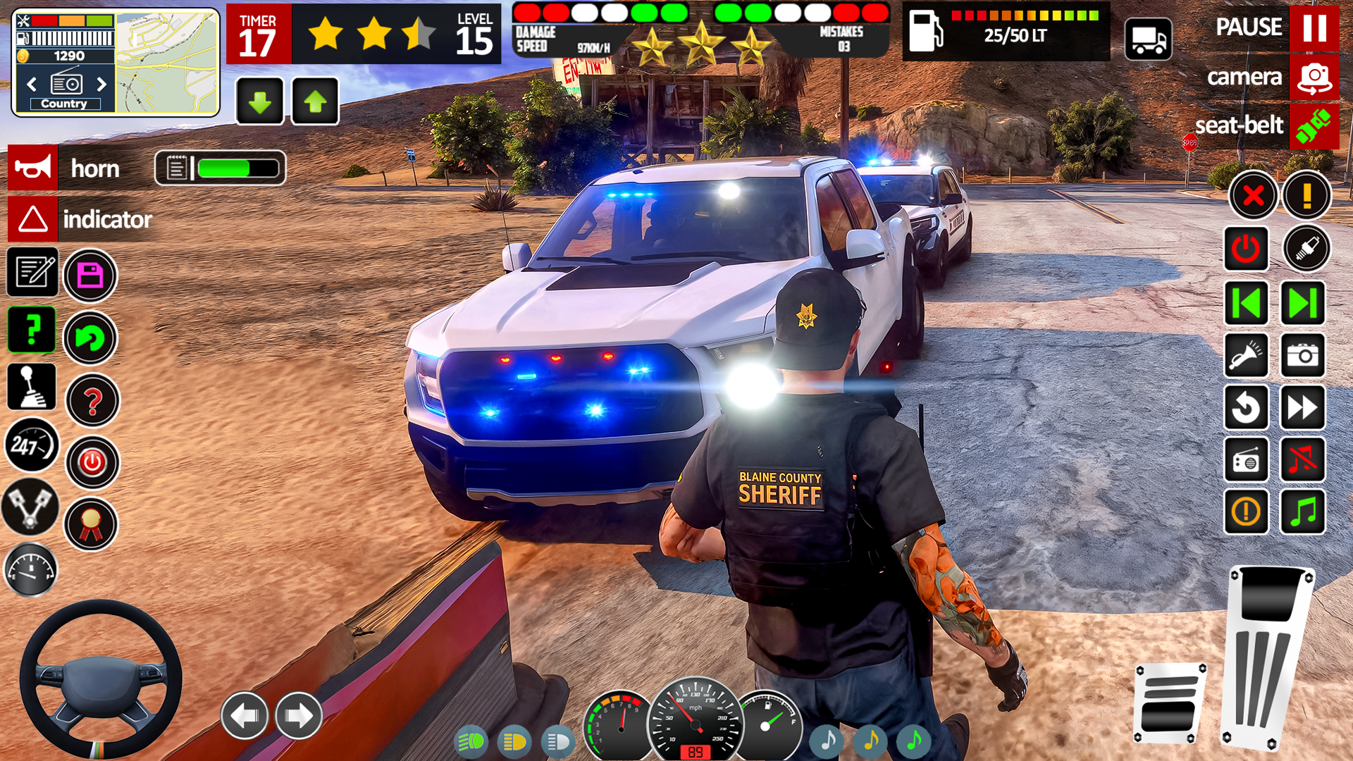 اسکرین شات 5 بازی Offline Police Car: Cop Game